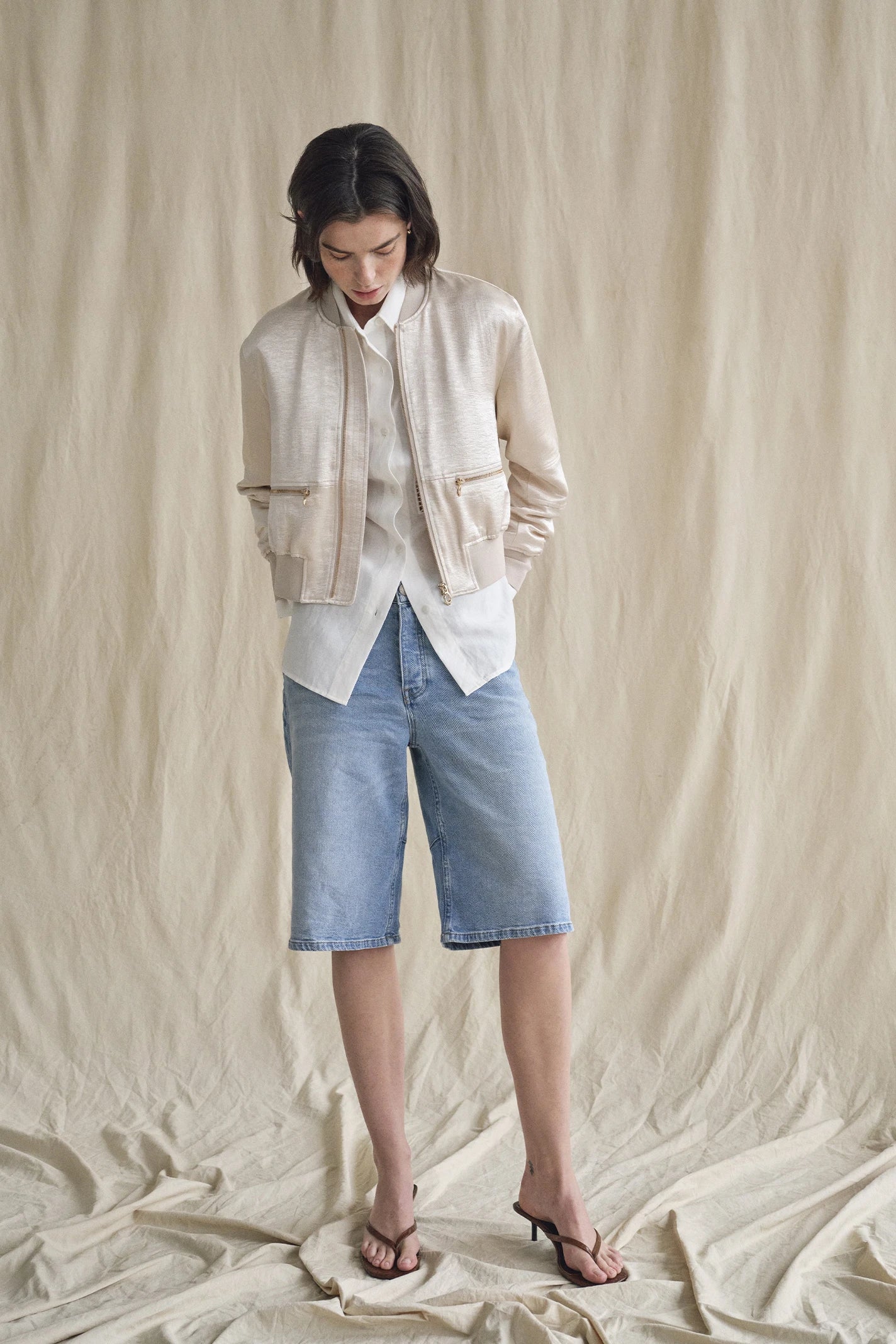 Mos Mosh MMMathilde Denim Shorts 170640 Light Blue