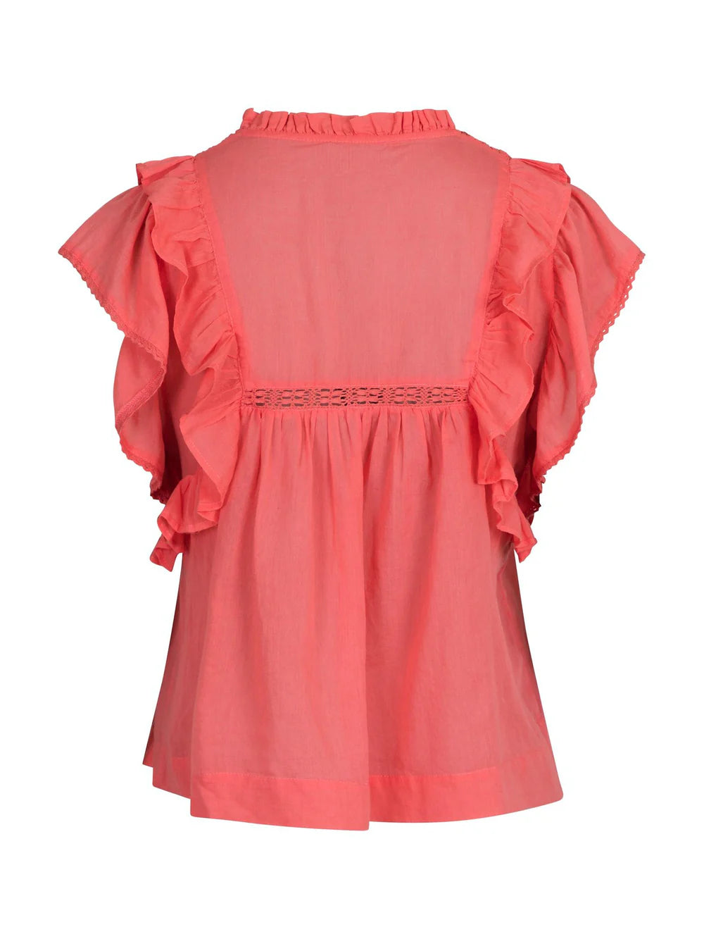 Neo Noir Jayla S Voile Top Coral