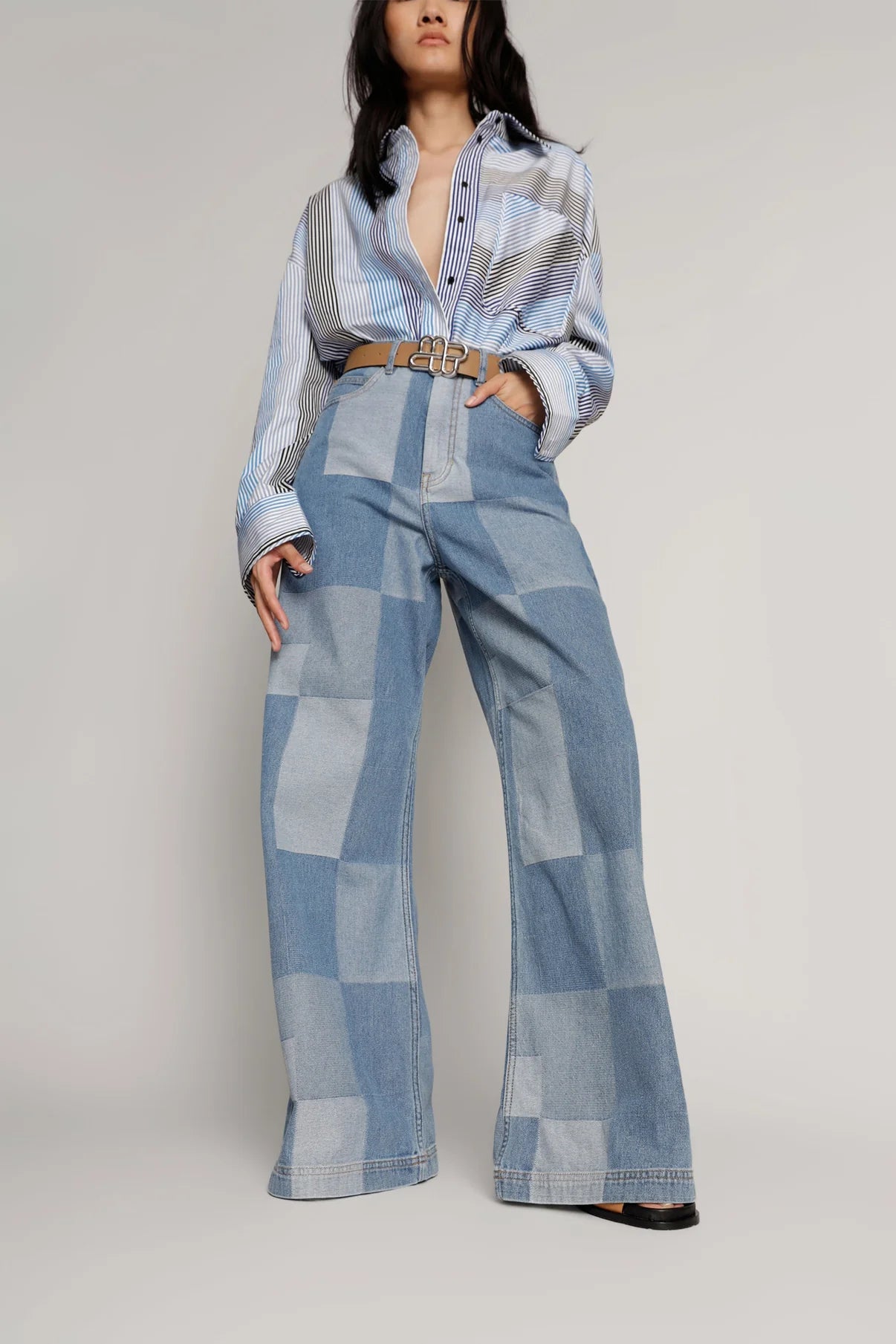 Munthe Ecube Pants Blue