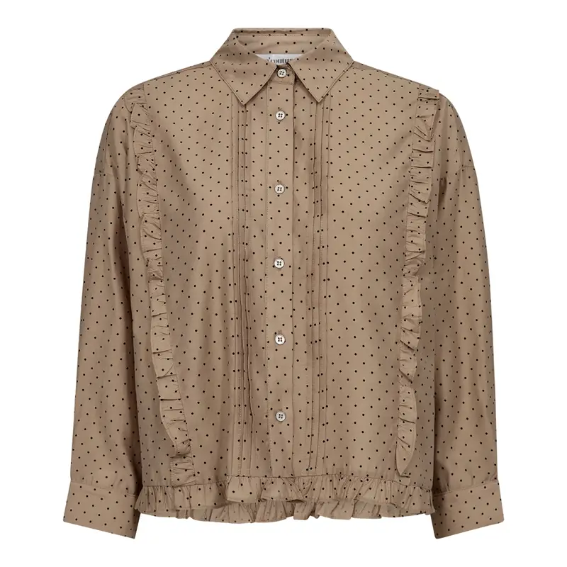 Co'Couture MatildaCC Dot Blouse Camel