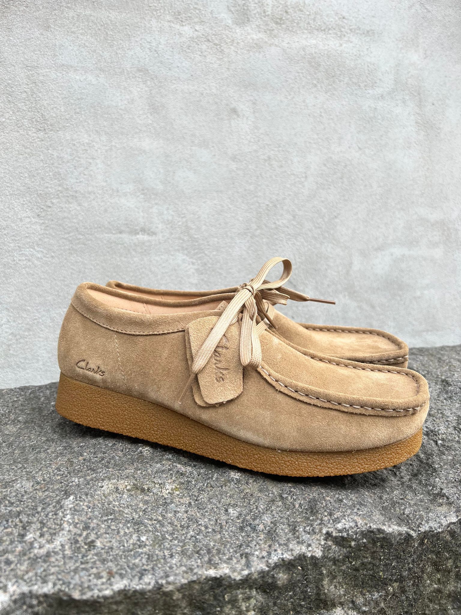 Clarks WallabeeEVOSH lav Dark Sand Suede