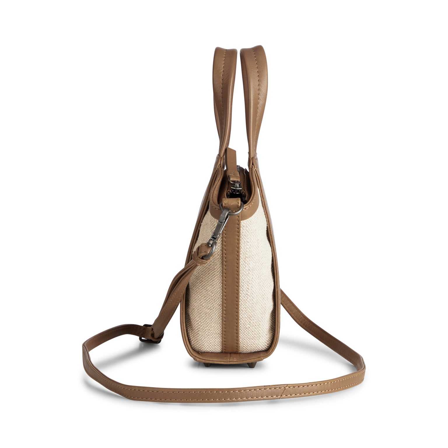 Markberg HaylenMBG Mini Bag, Canvas Mix 4984CMI Caramel + Offwhite