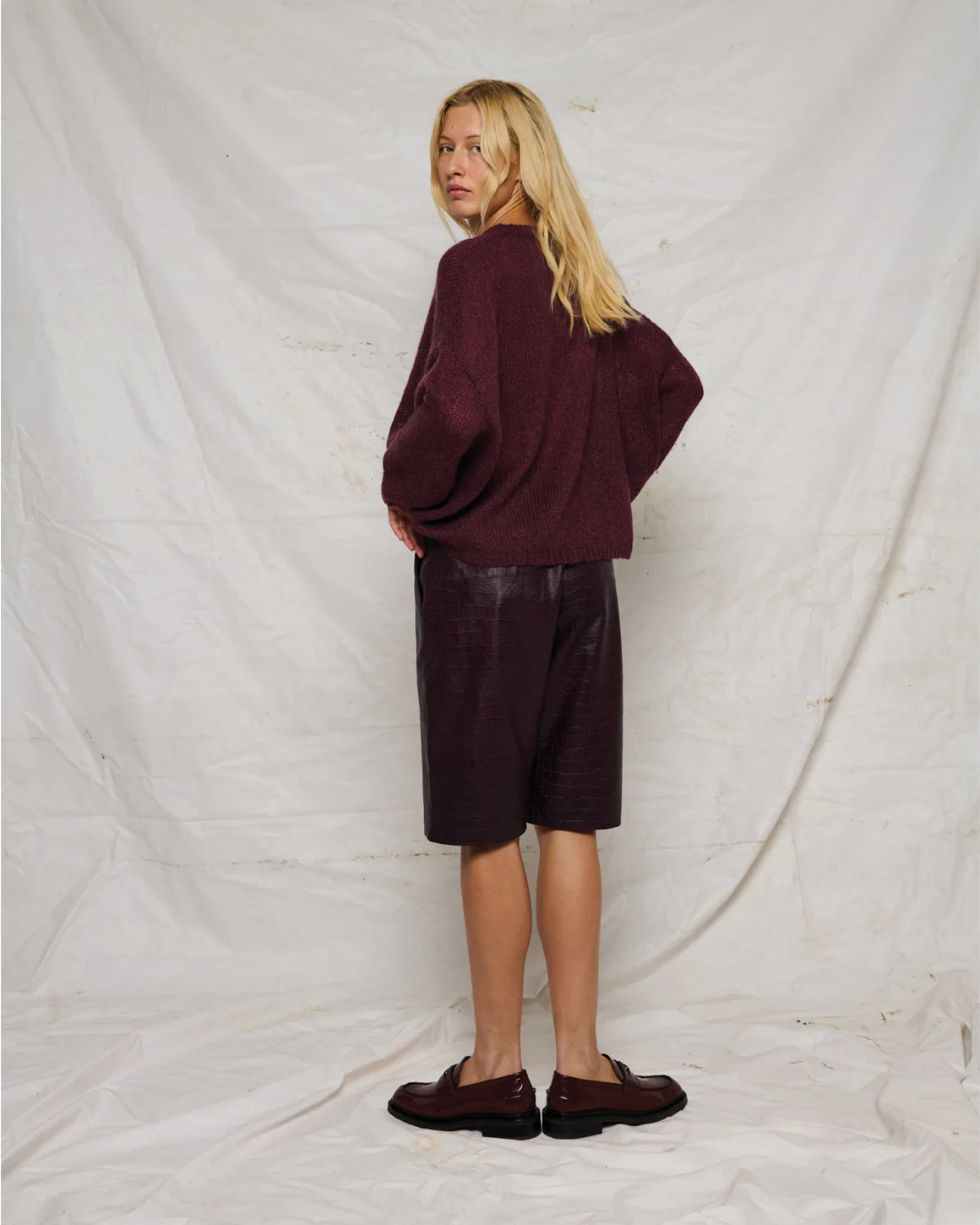 La Rouge Asta Knit LR1658 Wine