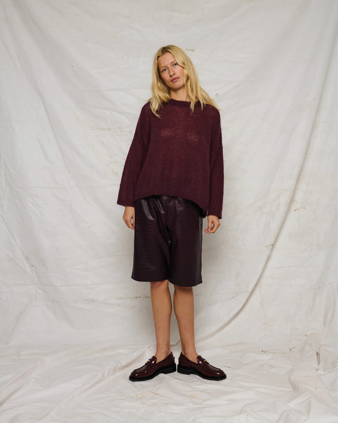La Rouge Asta Knit LR1658 Wine