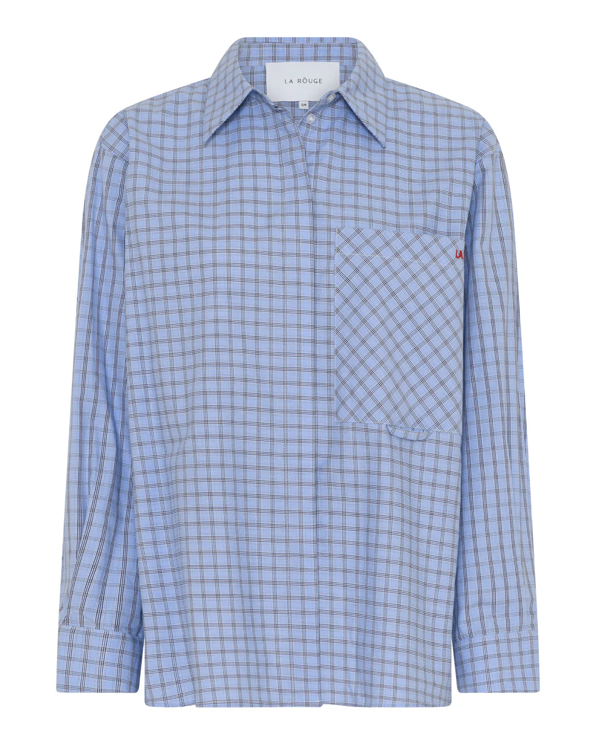 La Rouge Petra Shirt LR1691 Blue Checks