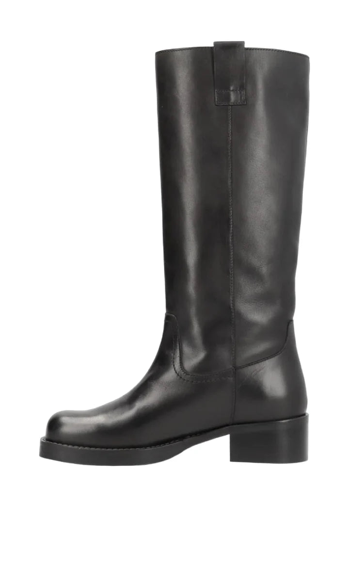 Phenumb Cameron Long Leather Black