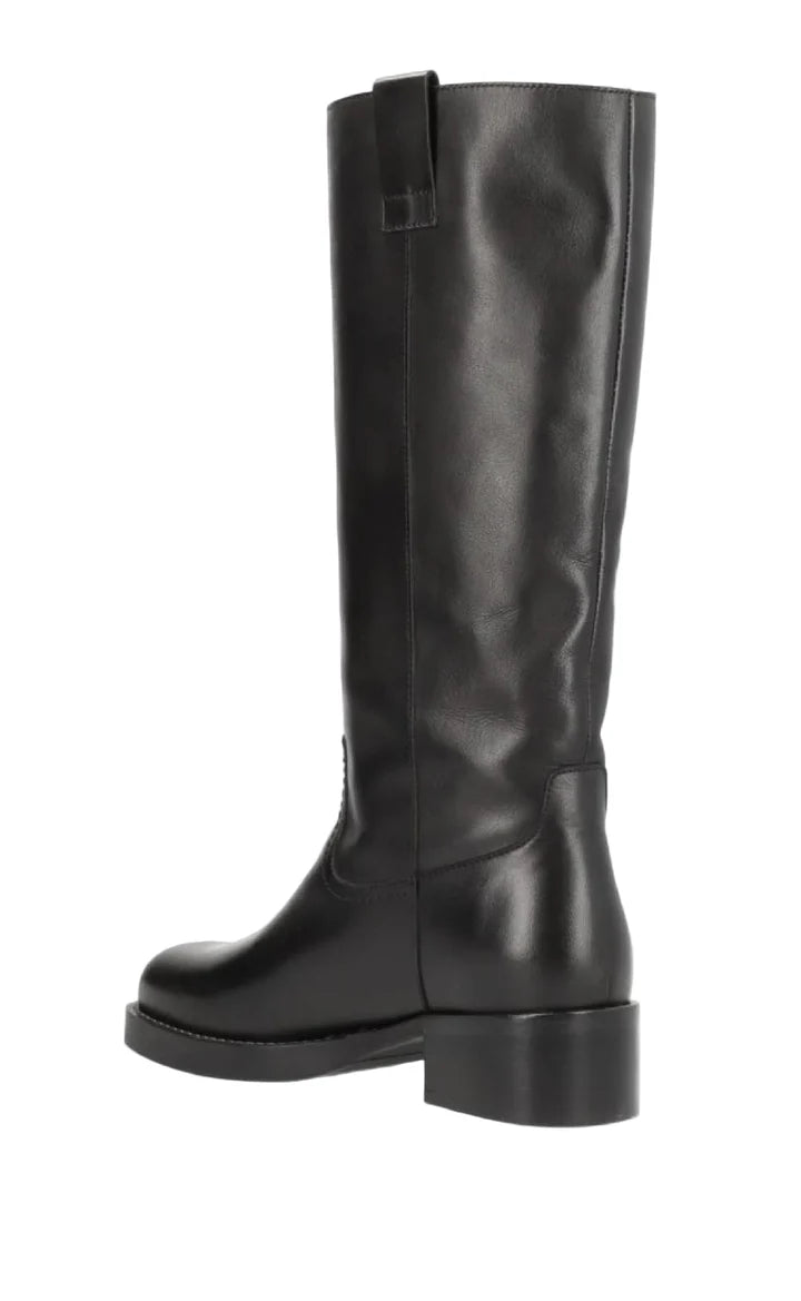 Phenumb Cameron Long Leather Black