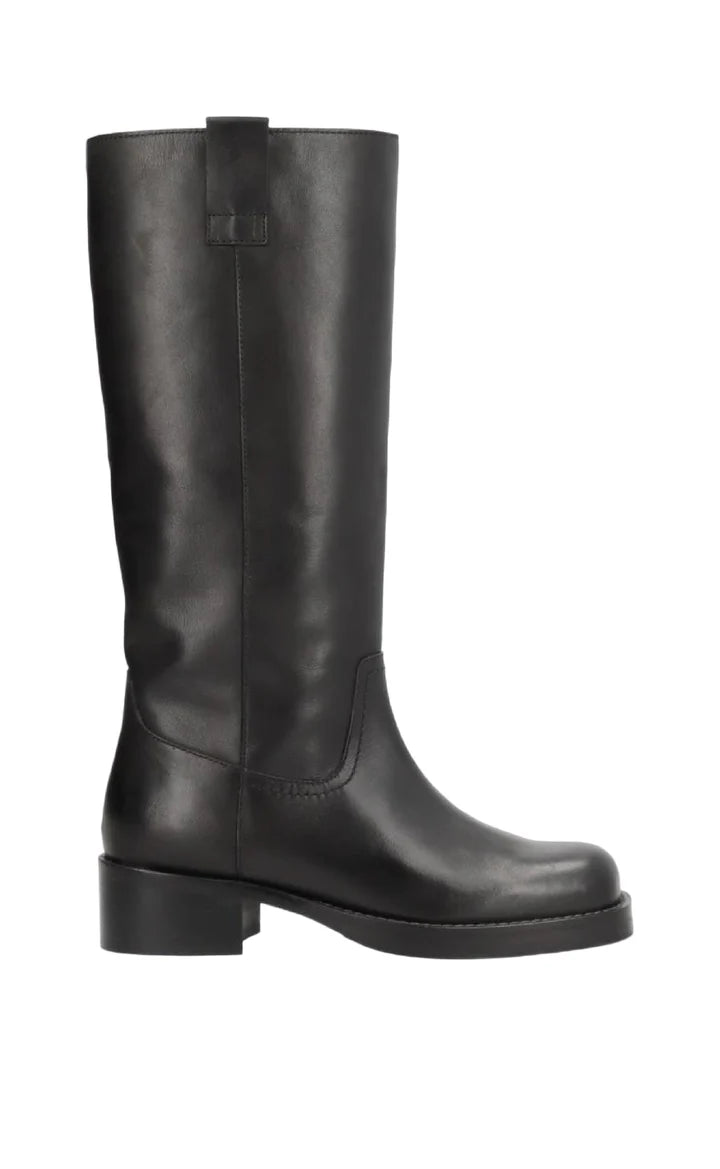 Phenumb Cameron Long Leather Black