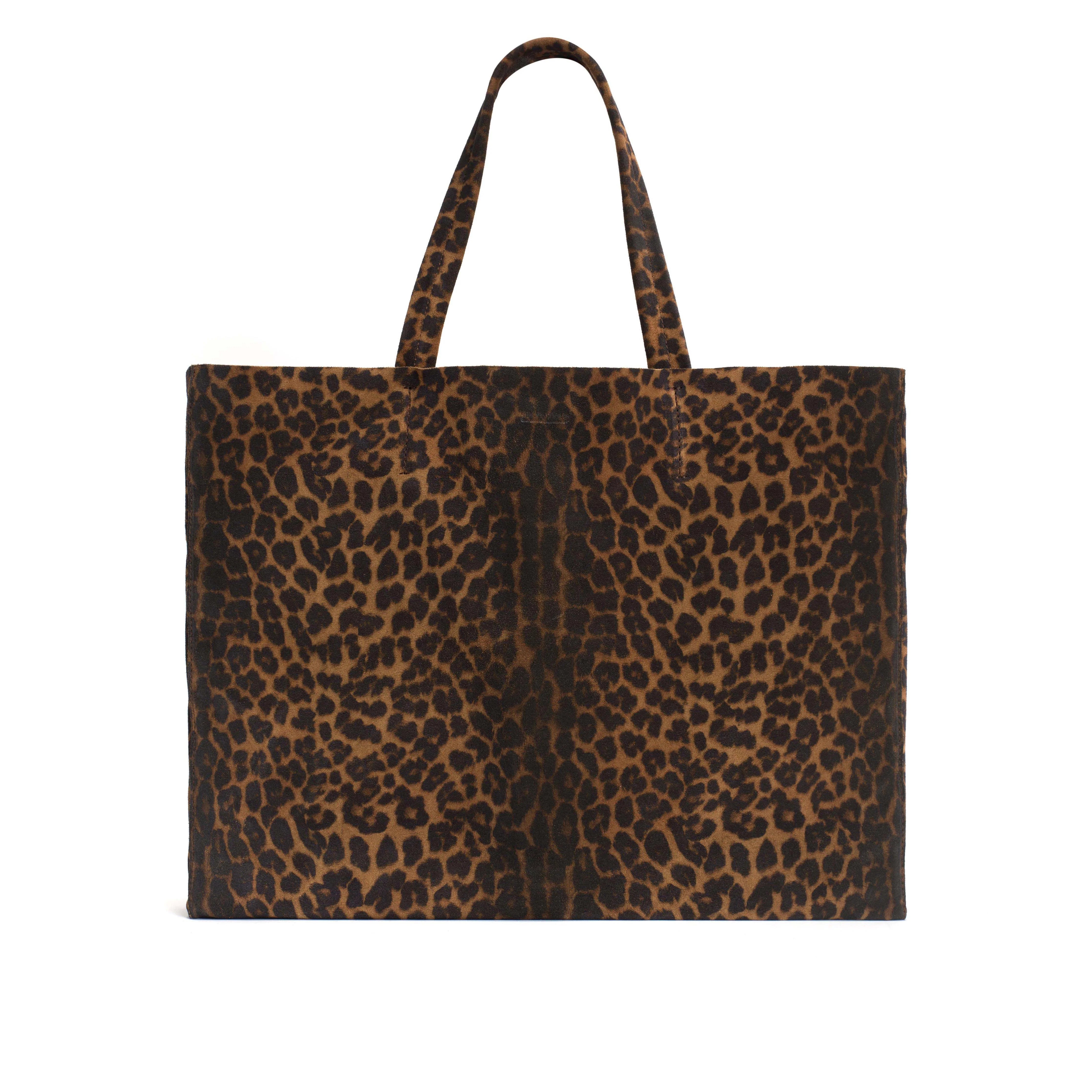 Anonymous Copenhagen Ruba Shopper Calf Suede Print Leopard