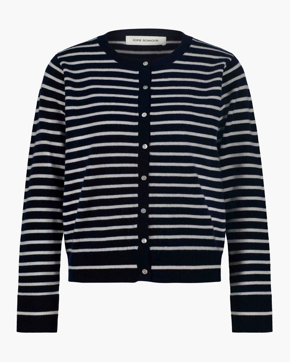 Sofie Schnoor Cardigan Dark Blue Striped