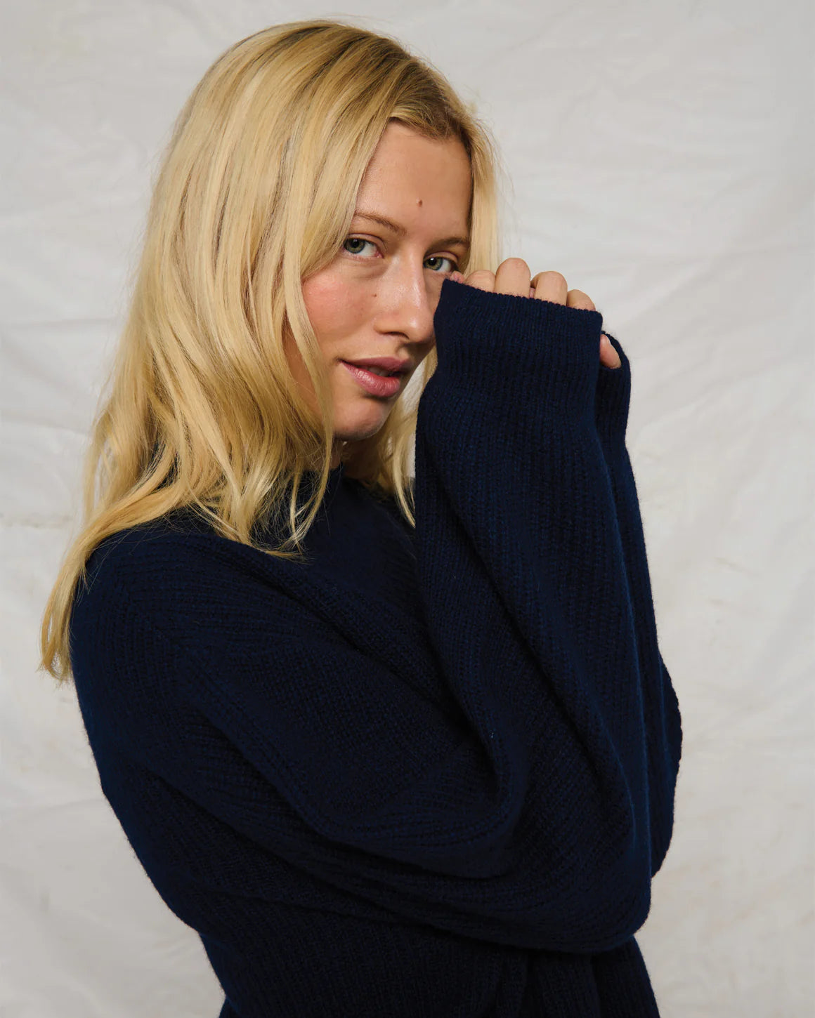 La Rouge Sisse Knit LR1656 Navy Melange