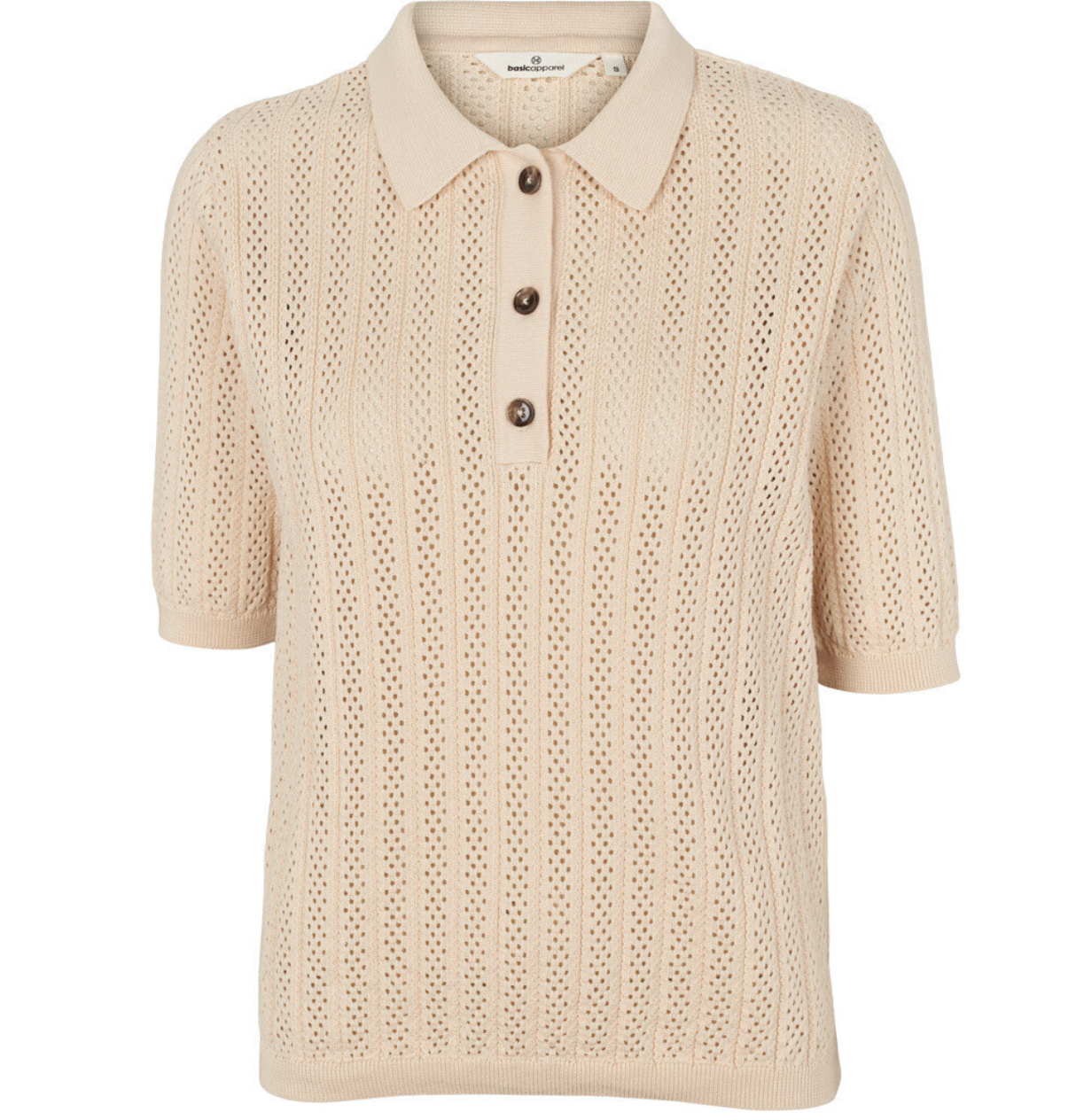 Basic Apparel Tricia Polo Birch