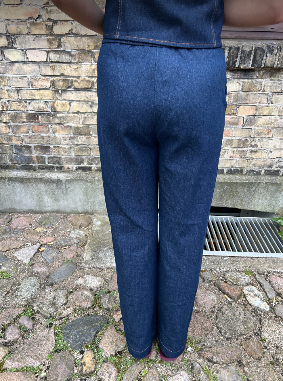 Global Funk Walewu Cienne-G Pant Dark Blue Unwashed Denim