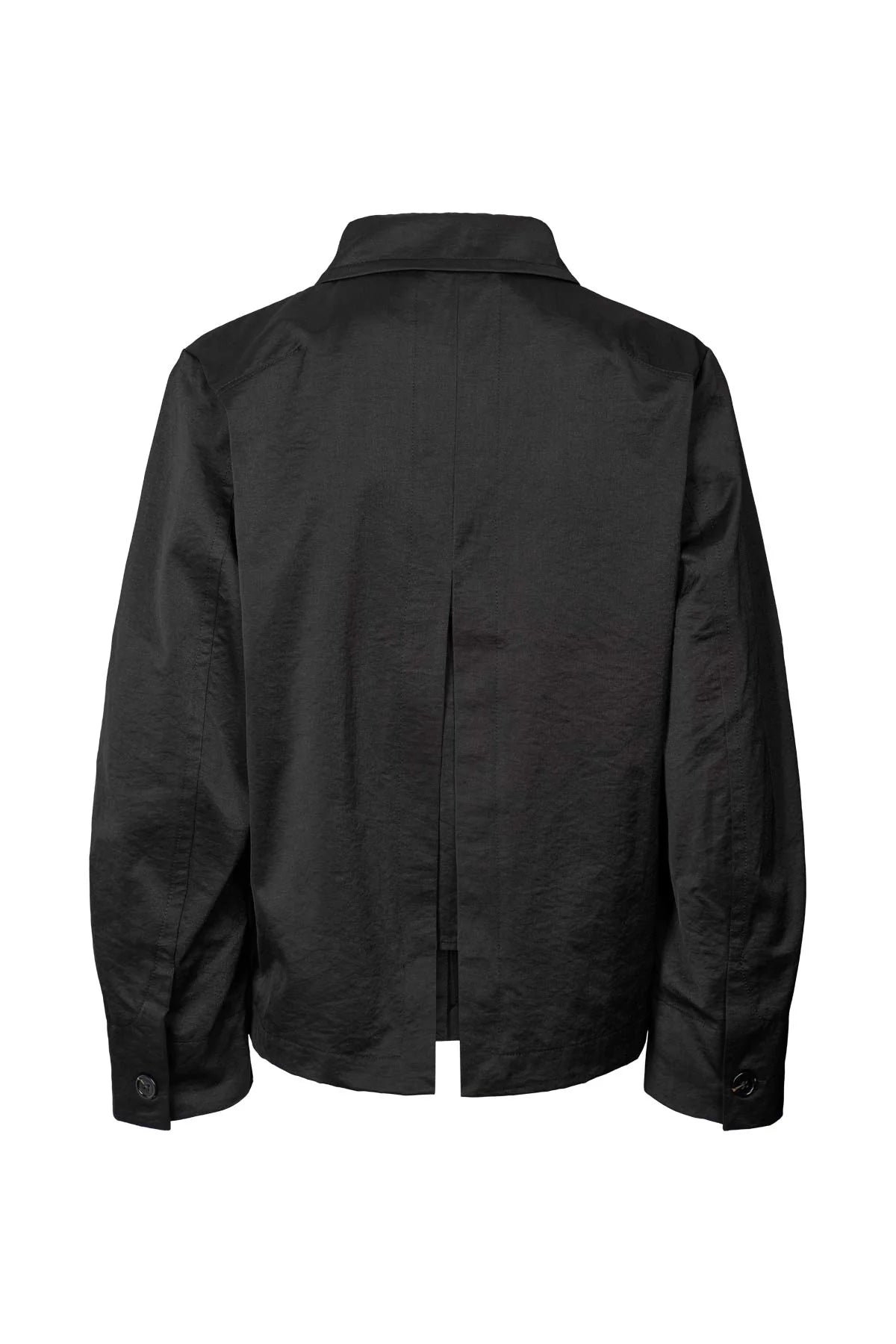 Rabens Saloner Charmaine Cotton Fusion Jacket Pirate Black