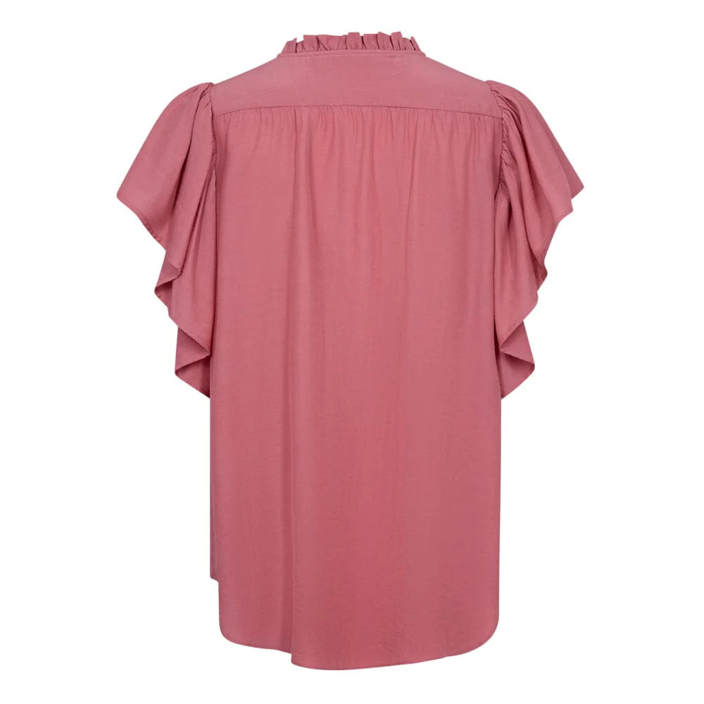 Co'Couture ToraCC Frill Top Blush