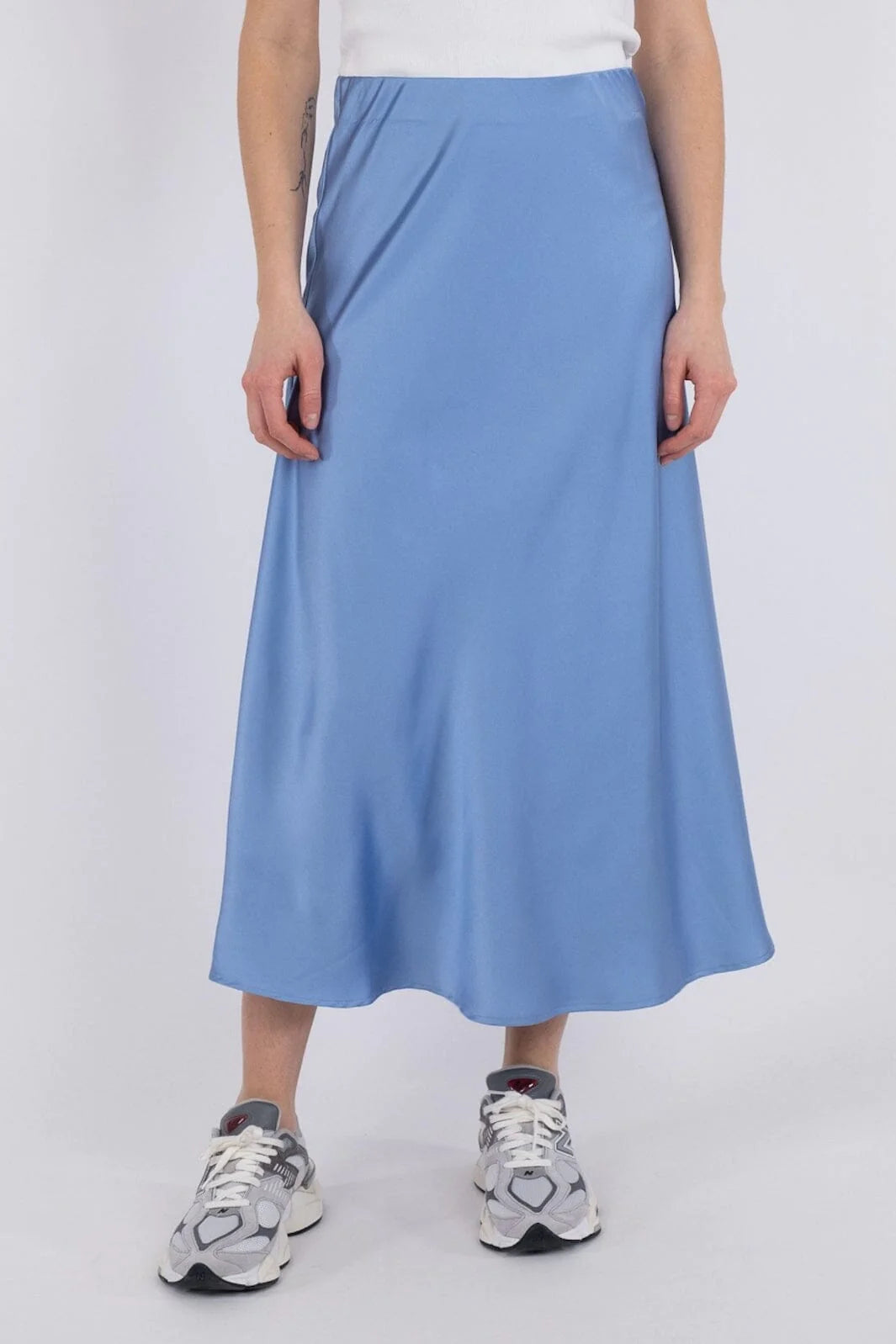 Neo Noir Bovary Skirt Dusty Blue