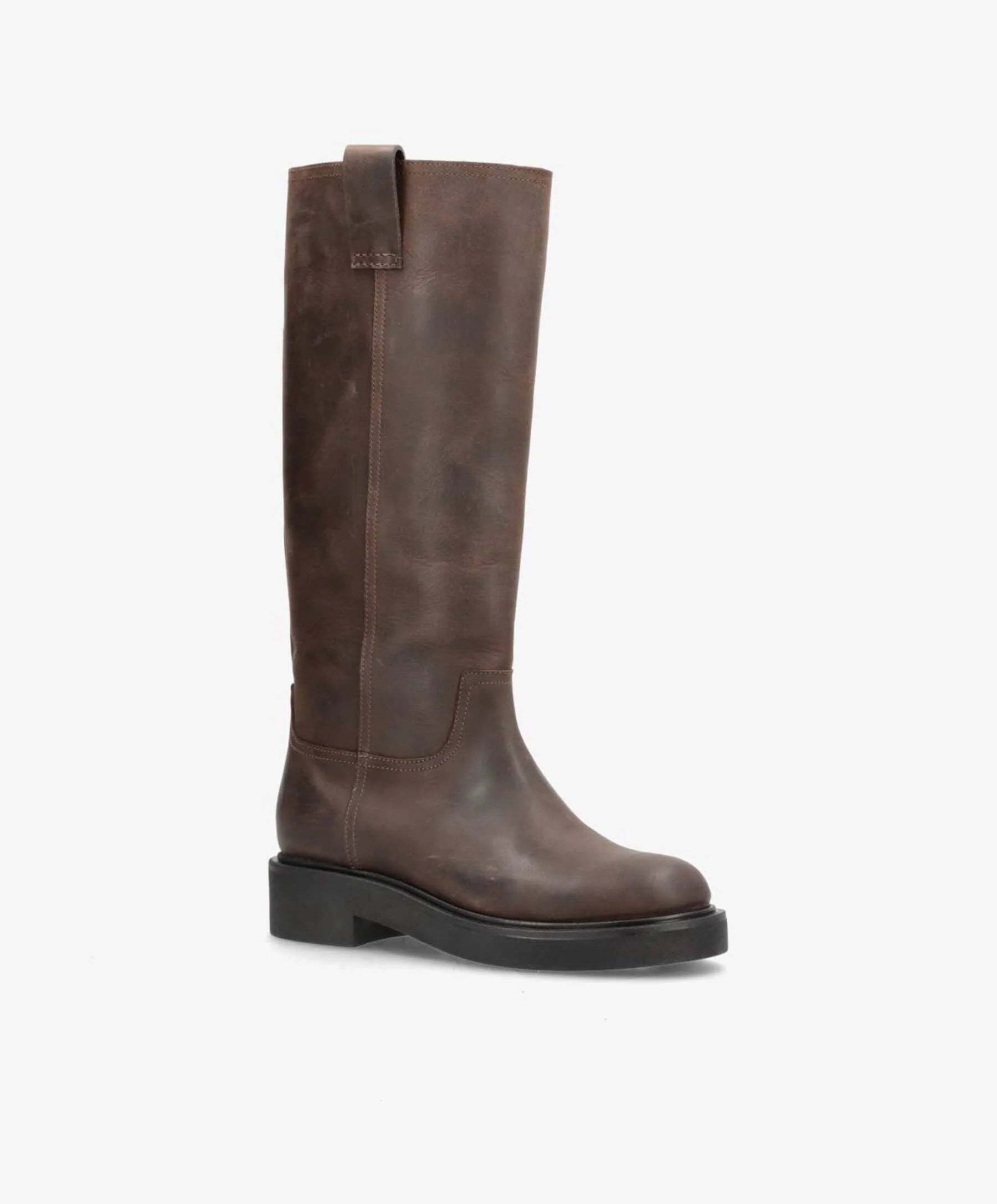 Phenumb Madison Long Boot Leather Brown