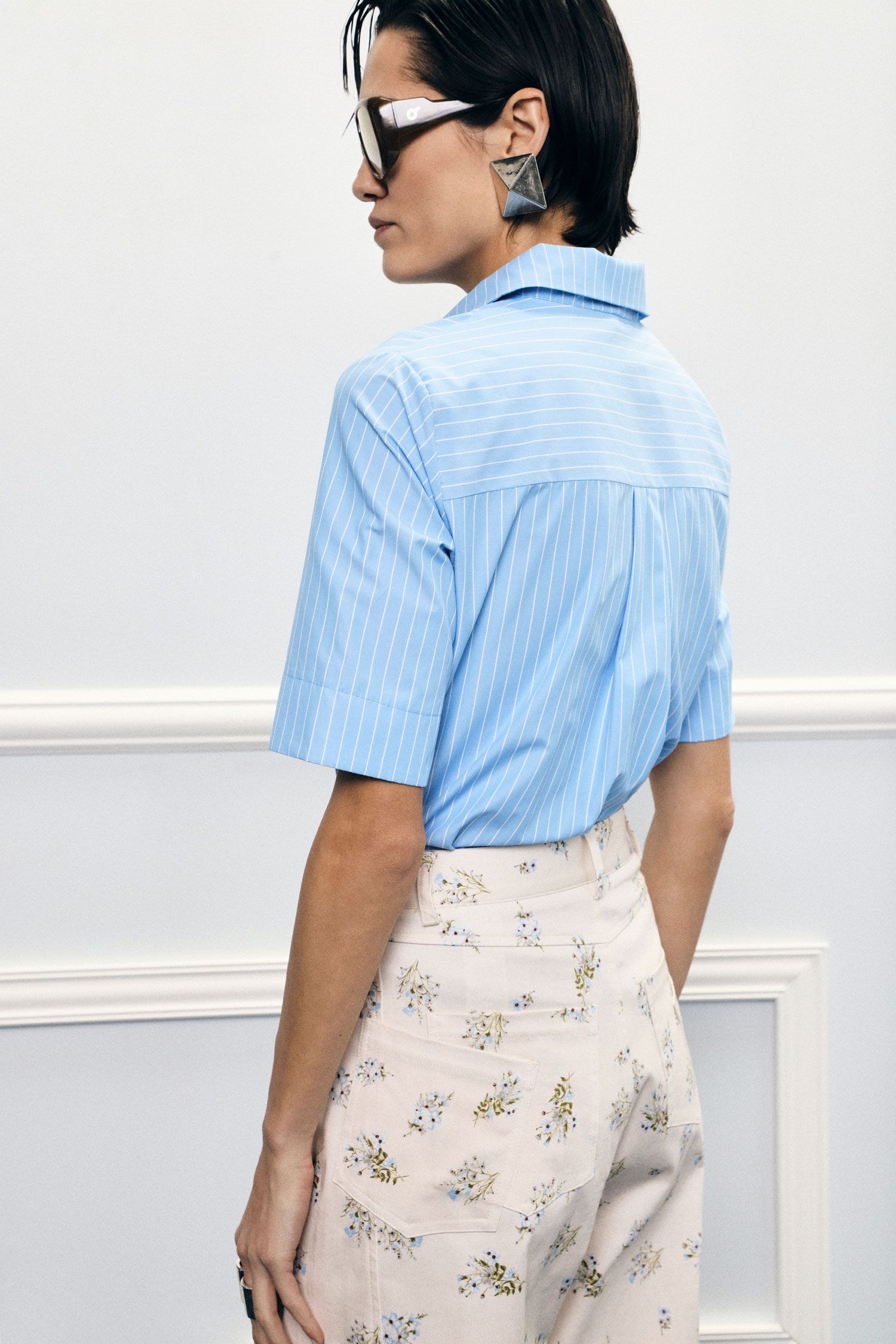 Imperial Skjorte CNK0LRJ Azzurro/Bianco