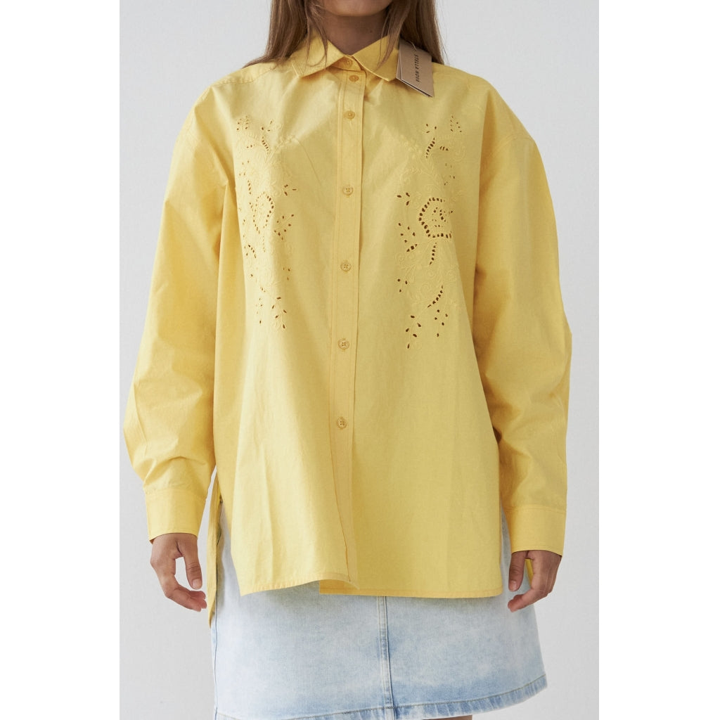Stella Nova Embroidery Anglaise Shirt EA41-2638 Sweet Yellow