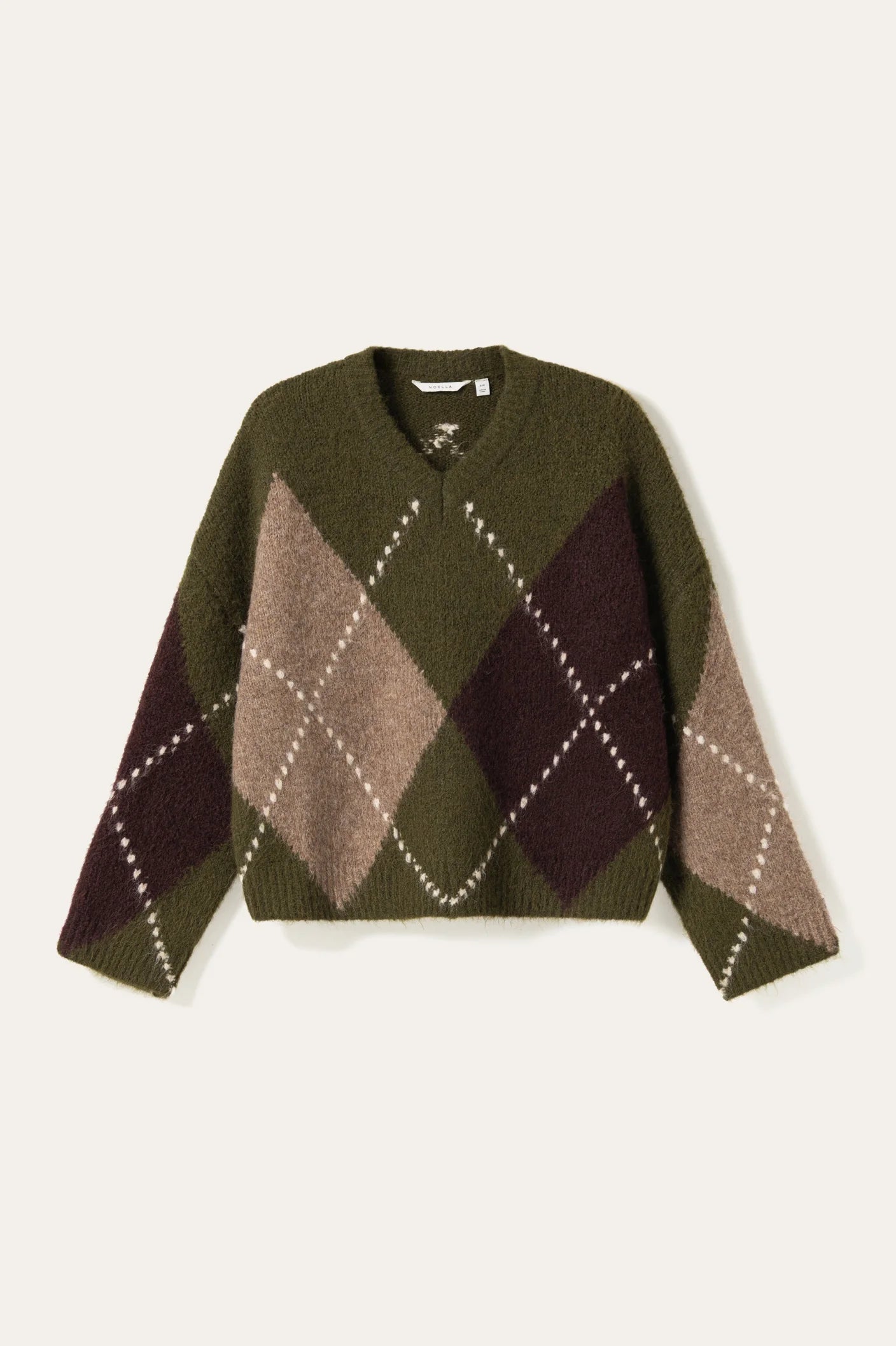 Noella Lai Knit Avocado Green Mix