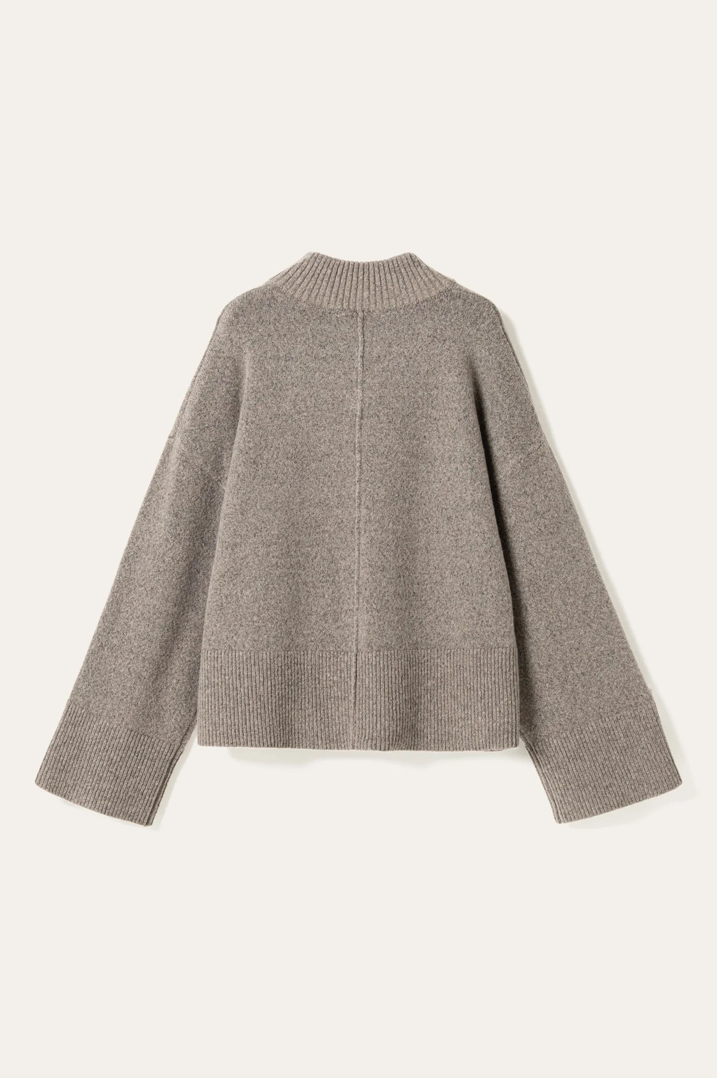 Noella N-Maidie Knit Dark Sand Melange