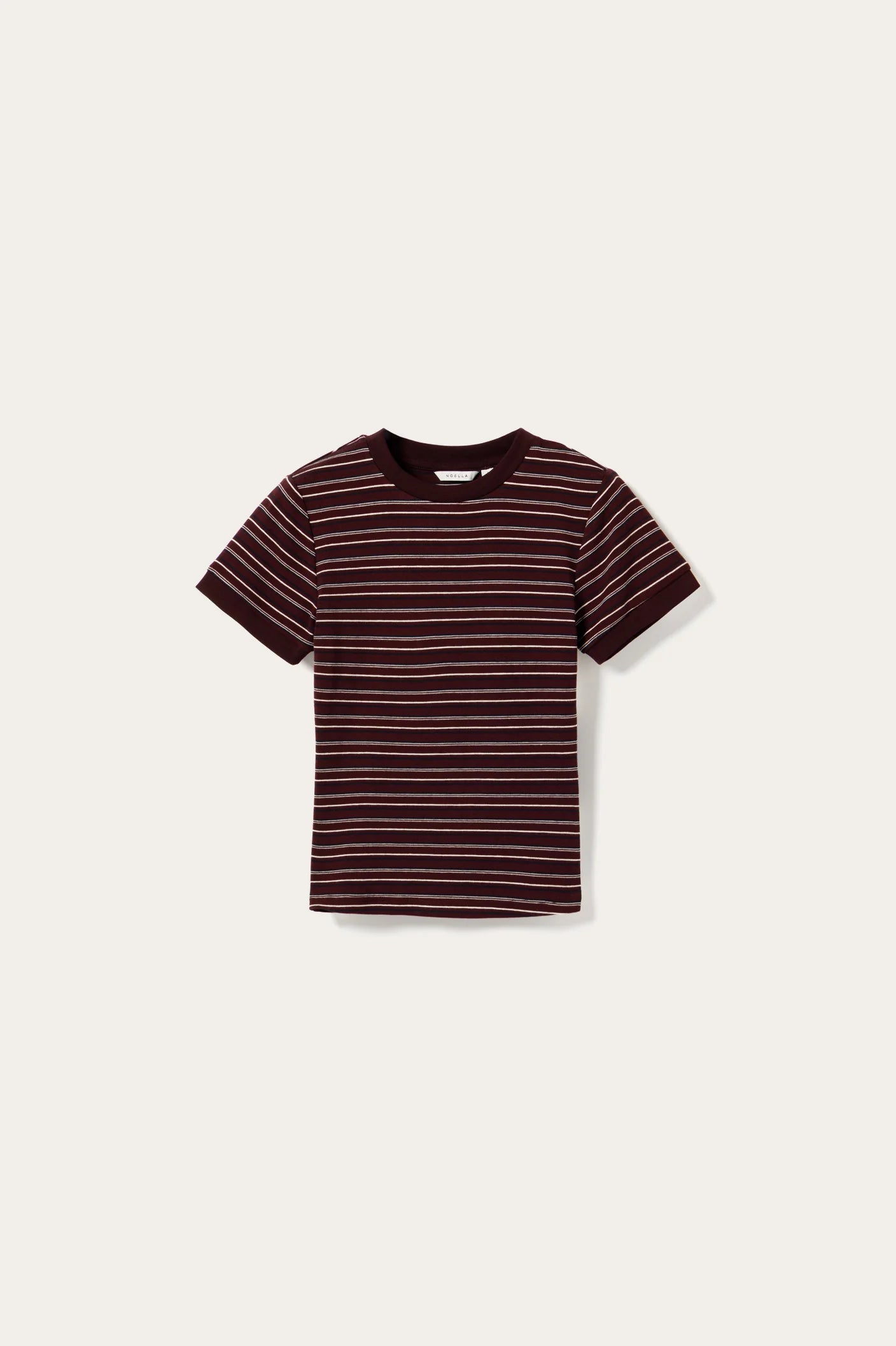 Noella N-Mykel Top Dizzy Burgundy Stripe