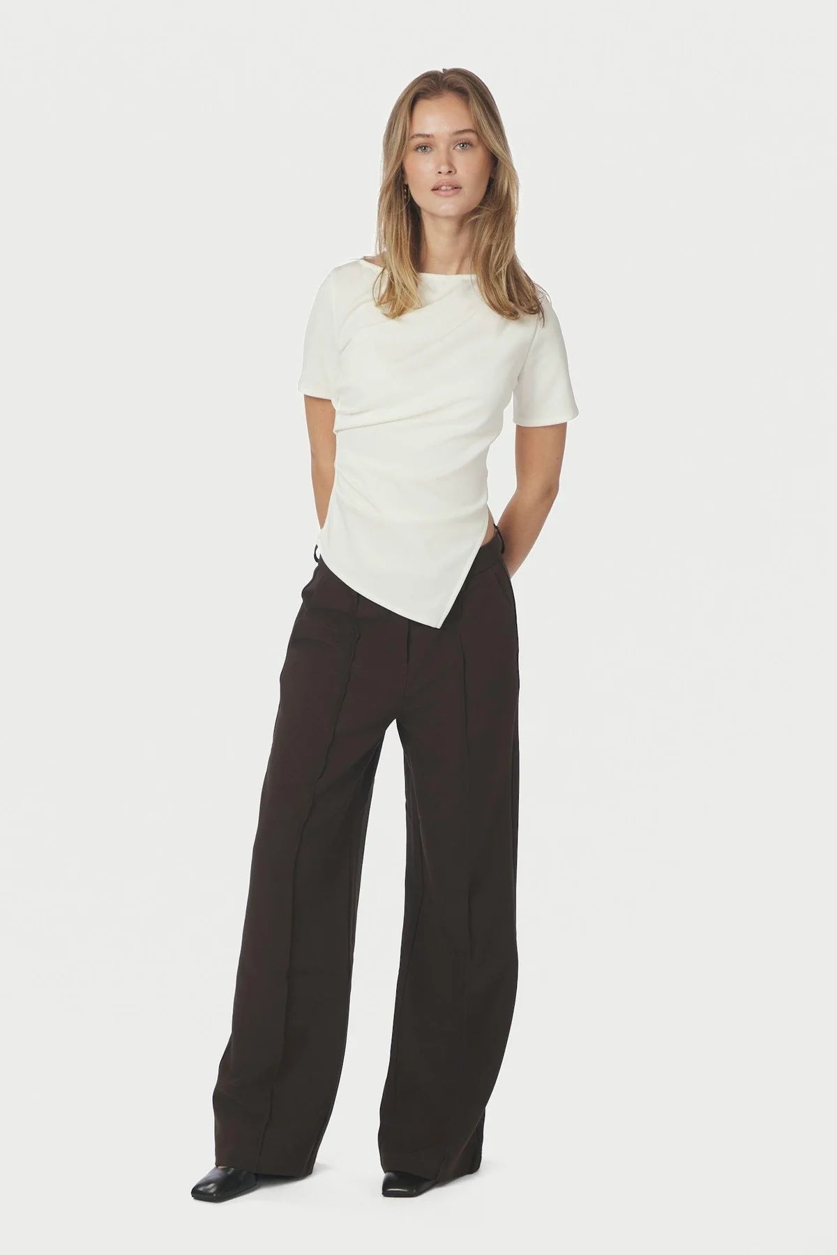Neo Noir Rasmine Soft Blouse 165739 Off White