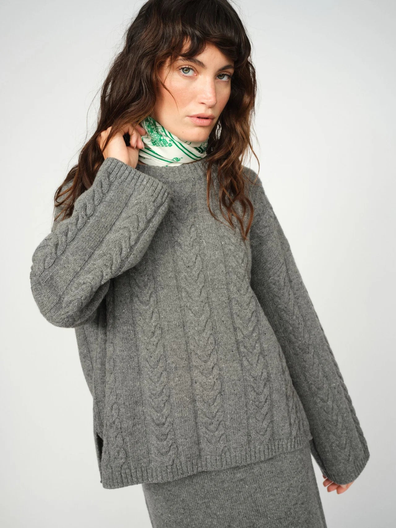 Mos Mosh MMbryndis Crewneck Knit 173220 Mockingbird