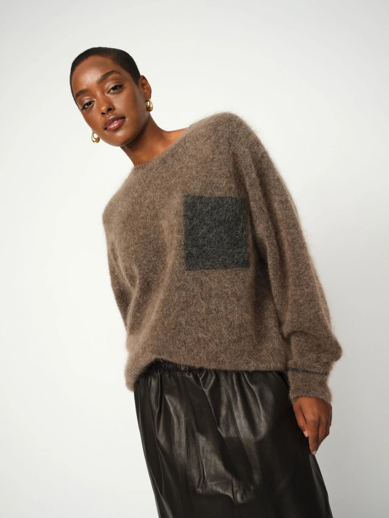 Mos Mosh MMAlila Mohair Knit 173800 Falcon