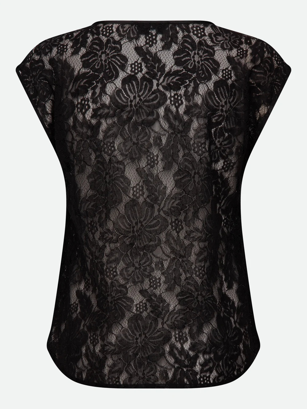 Rosemunde RWAlice Lace SS Blouse Black