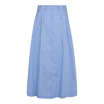 Co'coture MicaCC Stripe Pleat Skirt 34225 Pale Blue