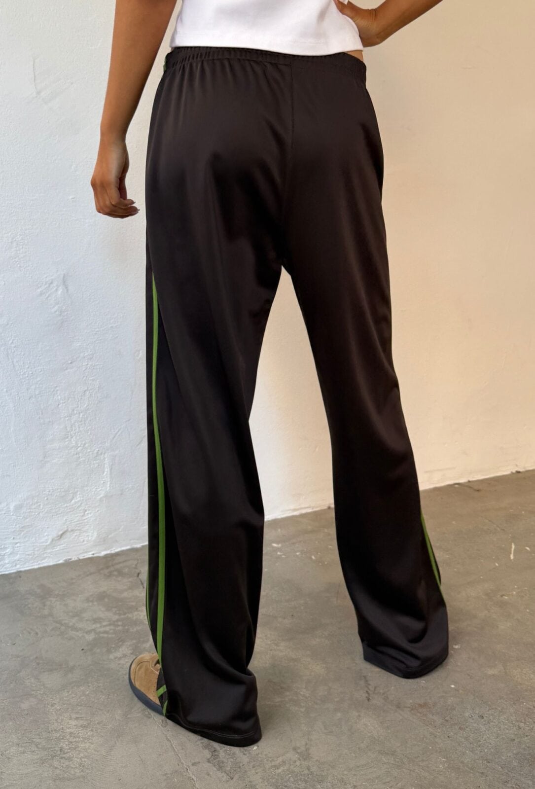 Boii Mia Pants Dark Chocolate/Grass