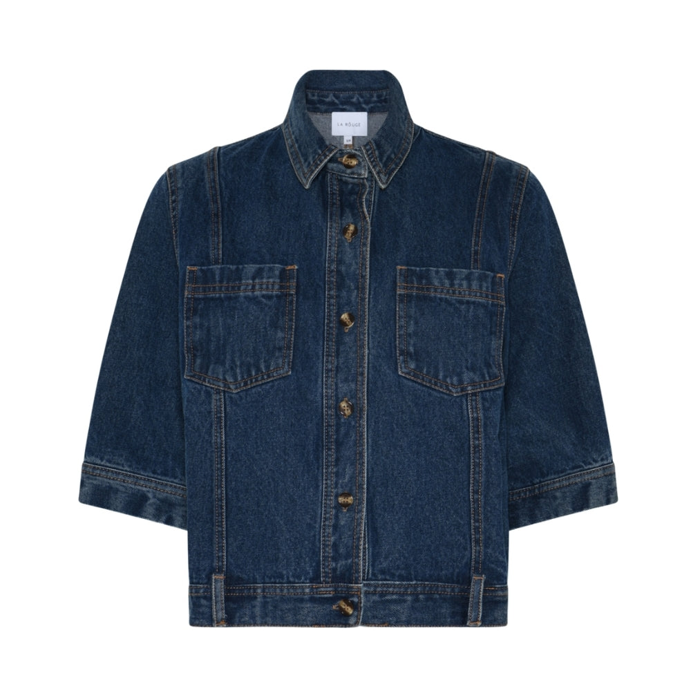 La Rouge Cope Jacket LR1857 Washed Denim