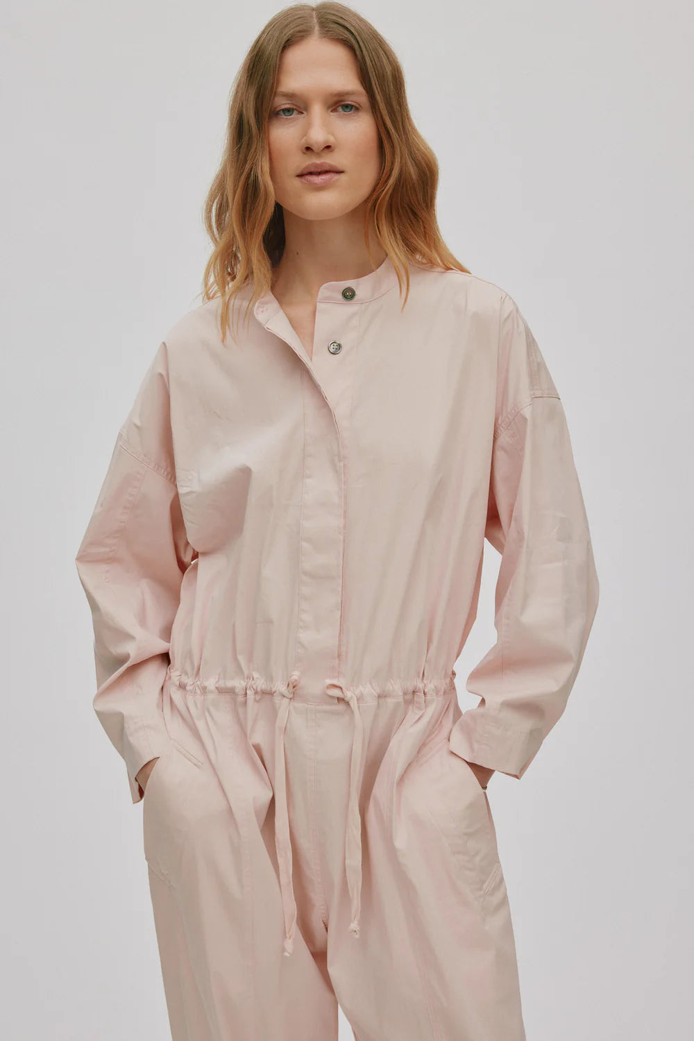 Rabens Saloner Dido Papery Jumpsuit Powder
