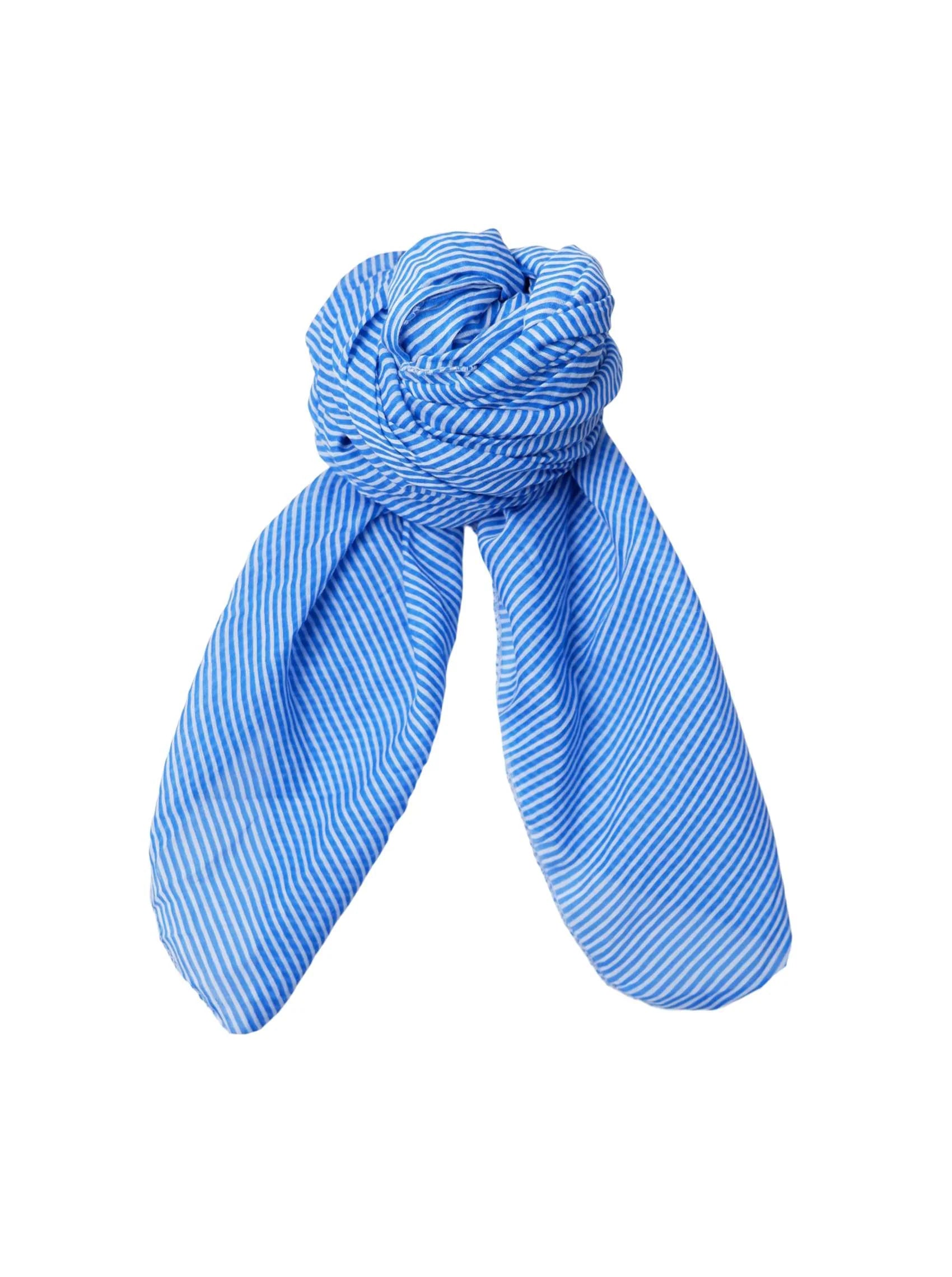 Black Colour BCShelly Long Scarf Blue