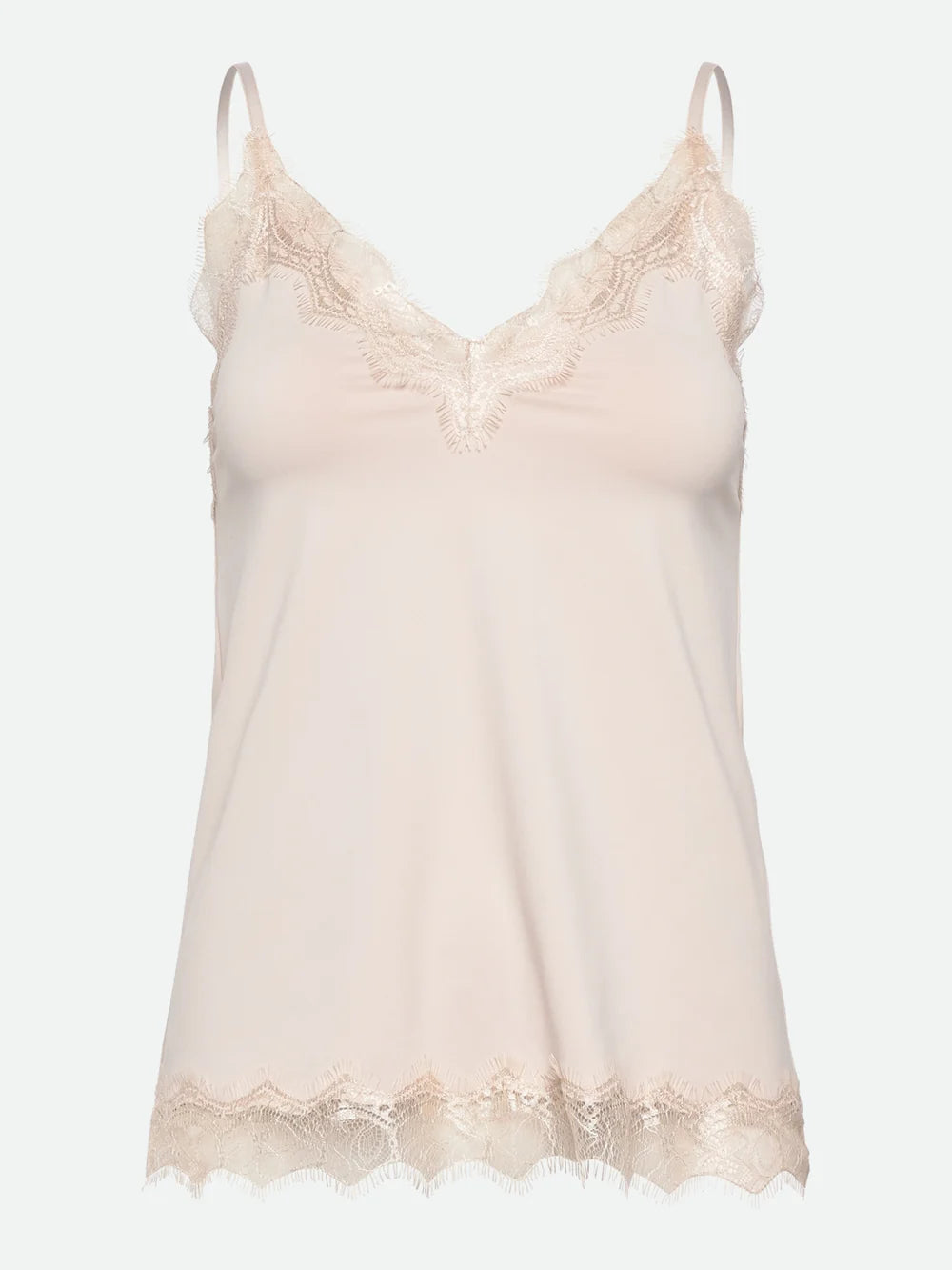 Rosemunde RWBridget SL Lace Strap Top Cacao