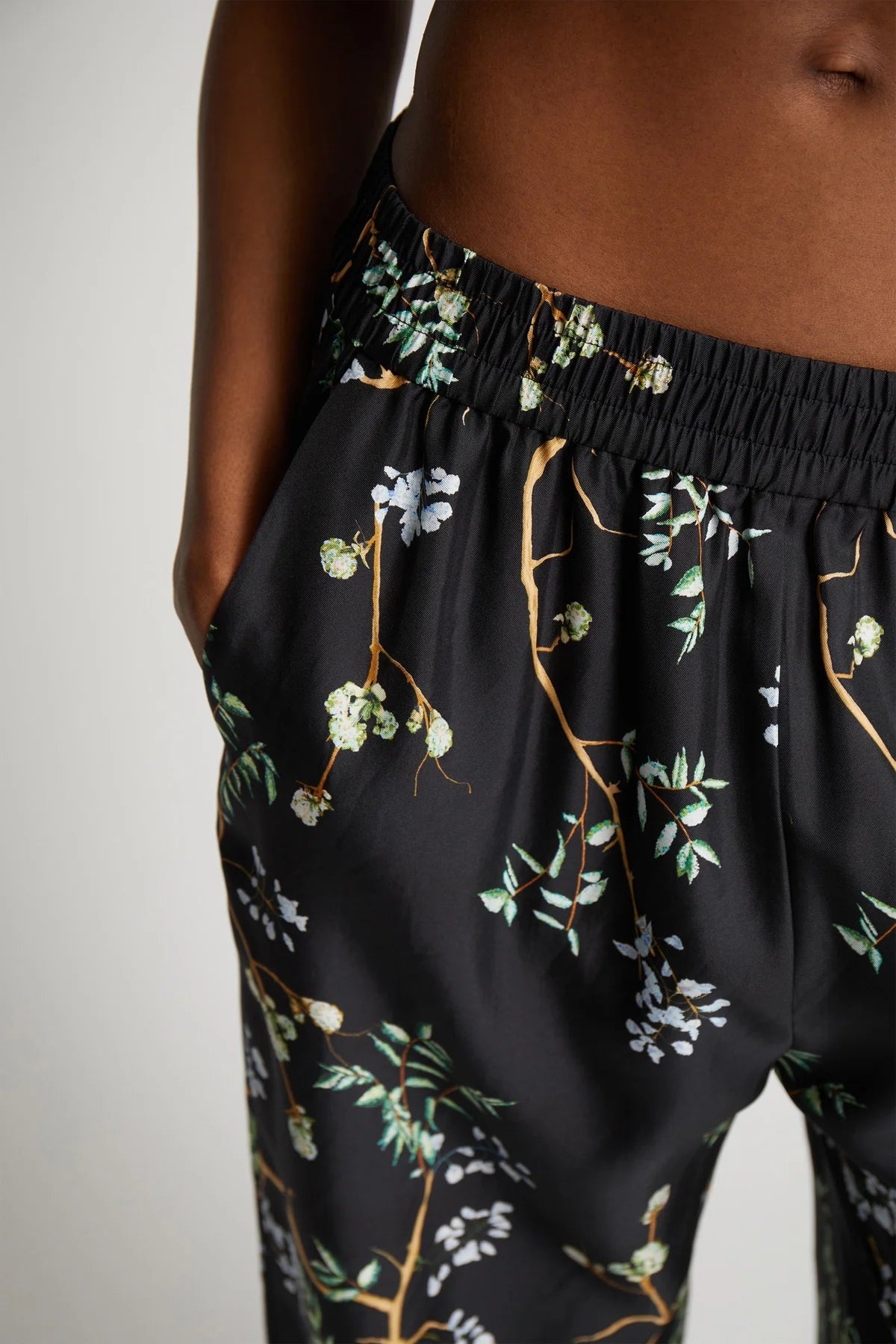 Munthe Arum Pants Black Floral