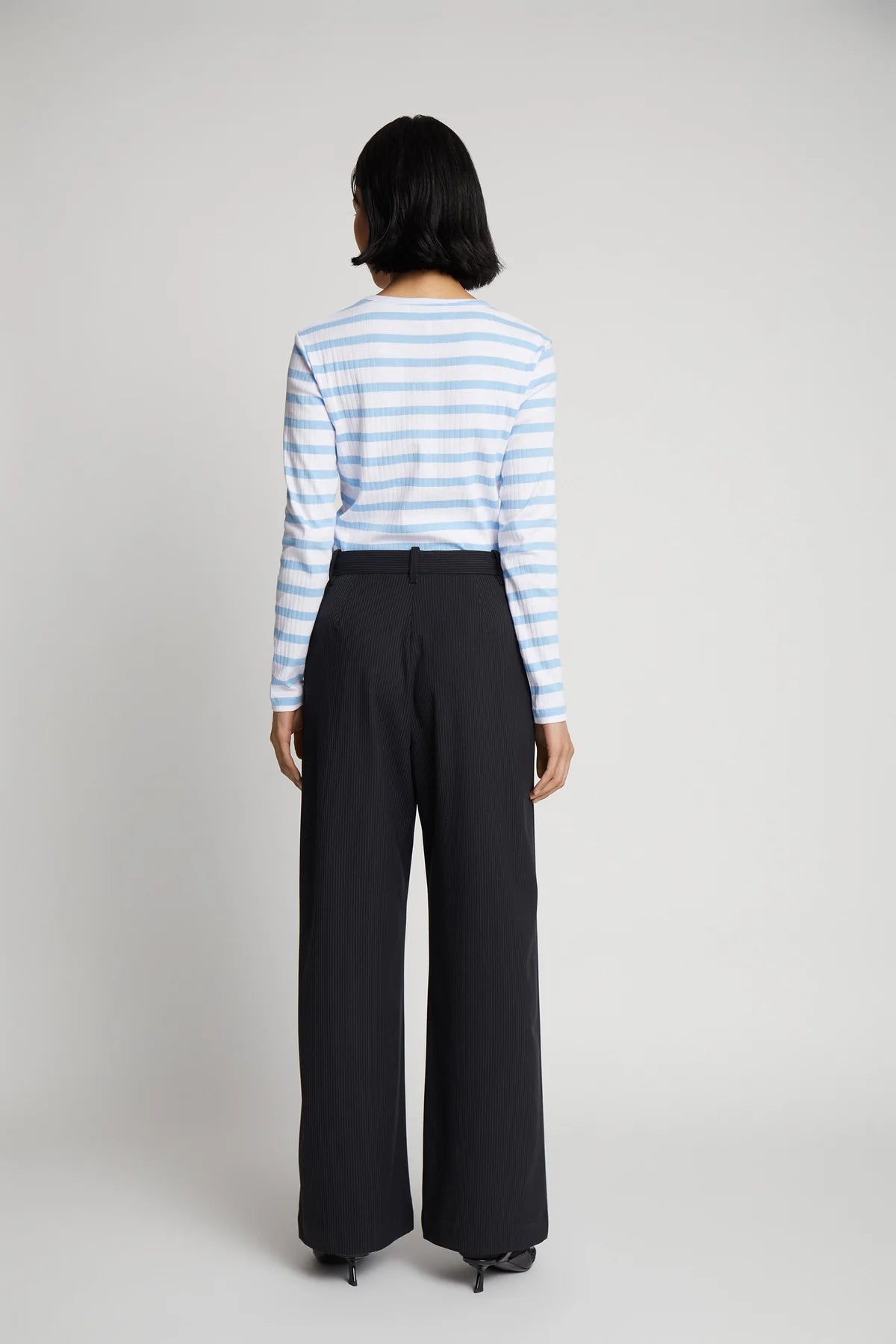 Munthe Jote L/S T-shirt Light Blue