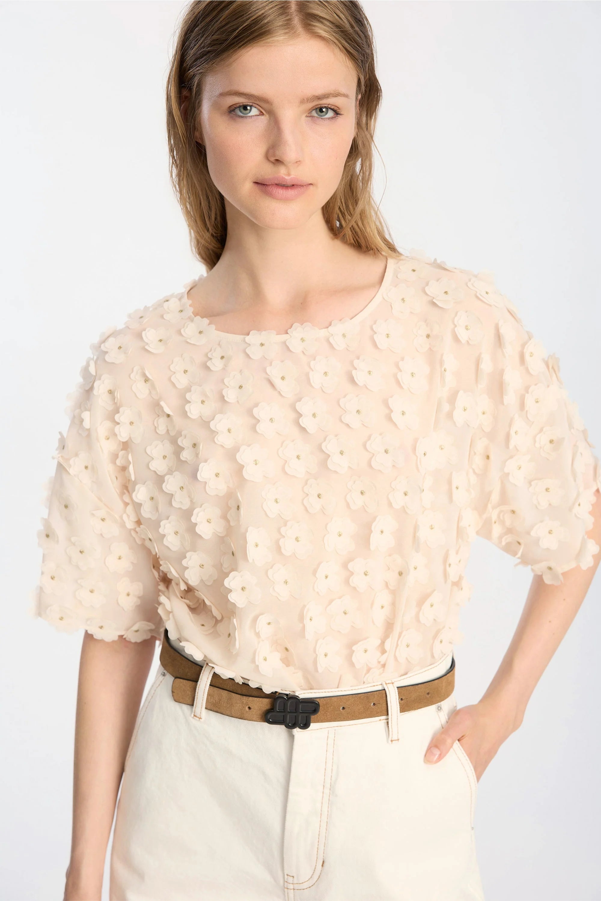 Munthe Bossi Top Creme