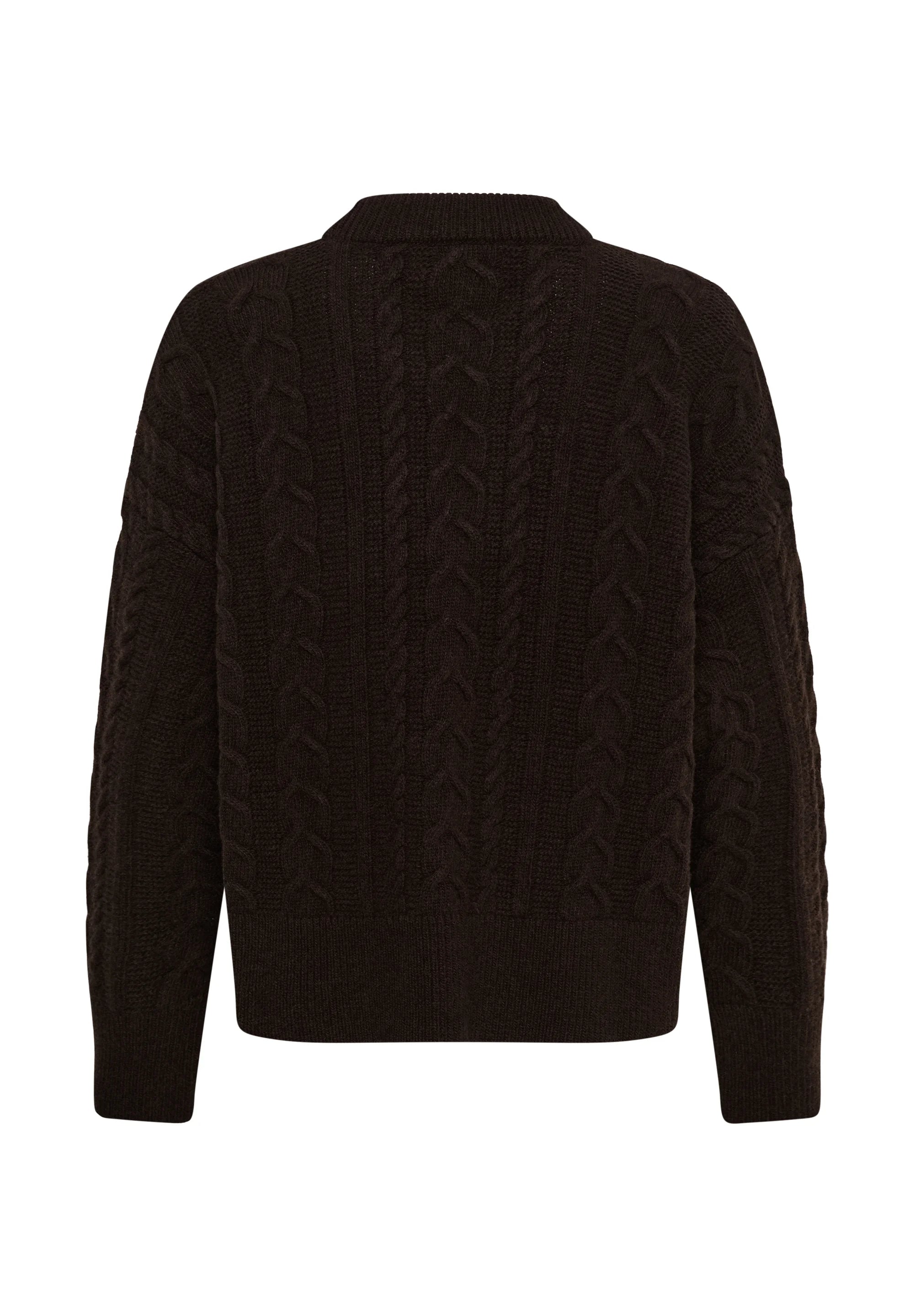 My Essential Wardrobe MWParis LW Pullover Chocolate Plum