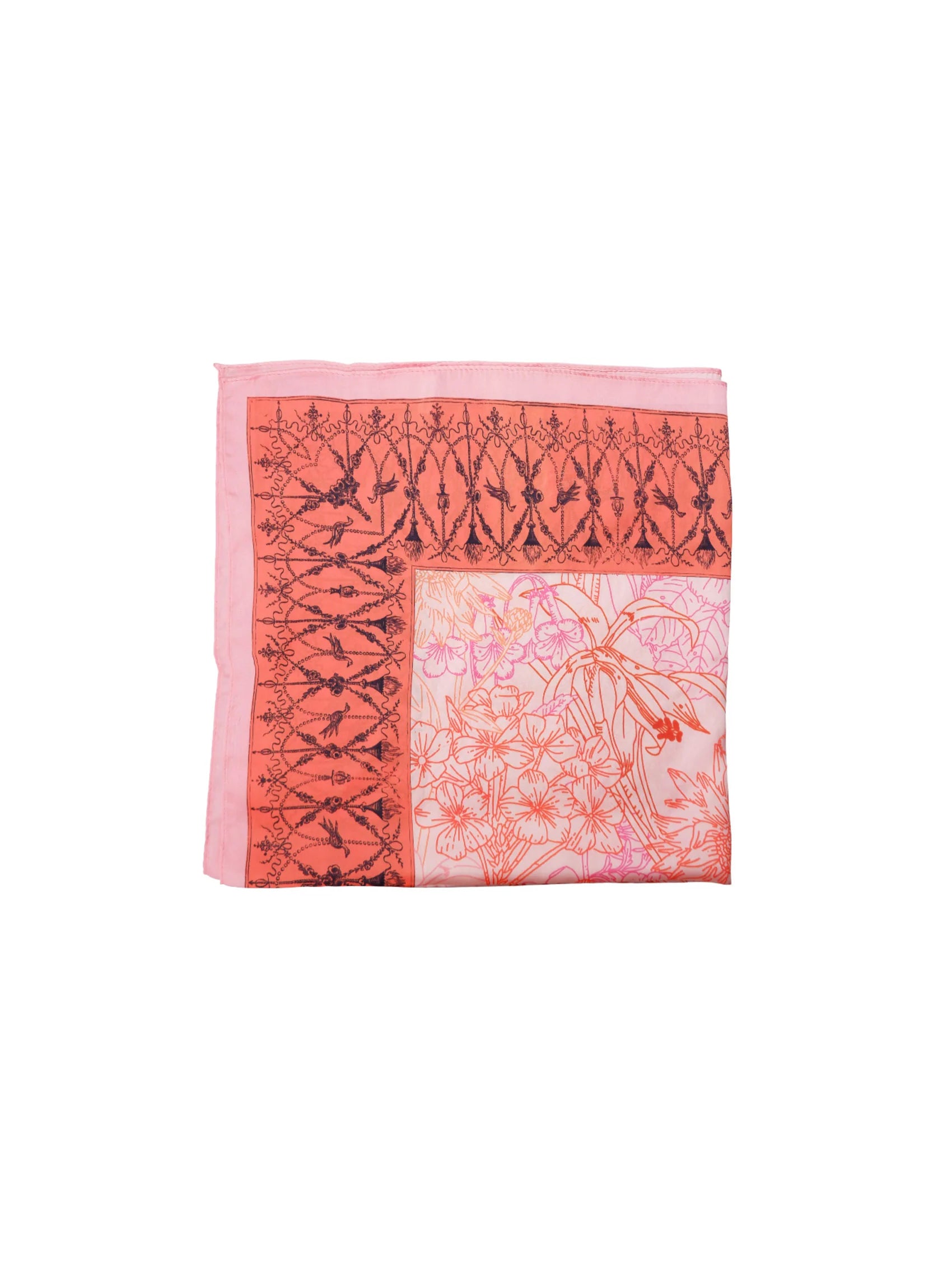 Black Colour BCNadja Mini Scarf Orange