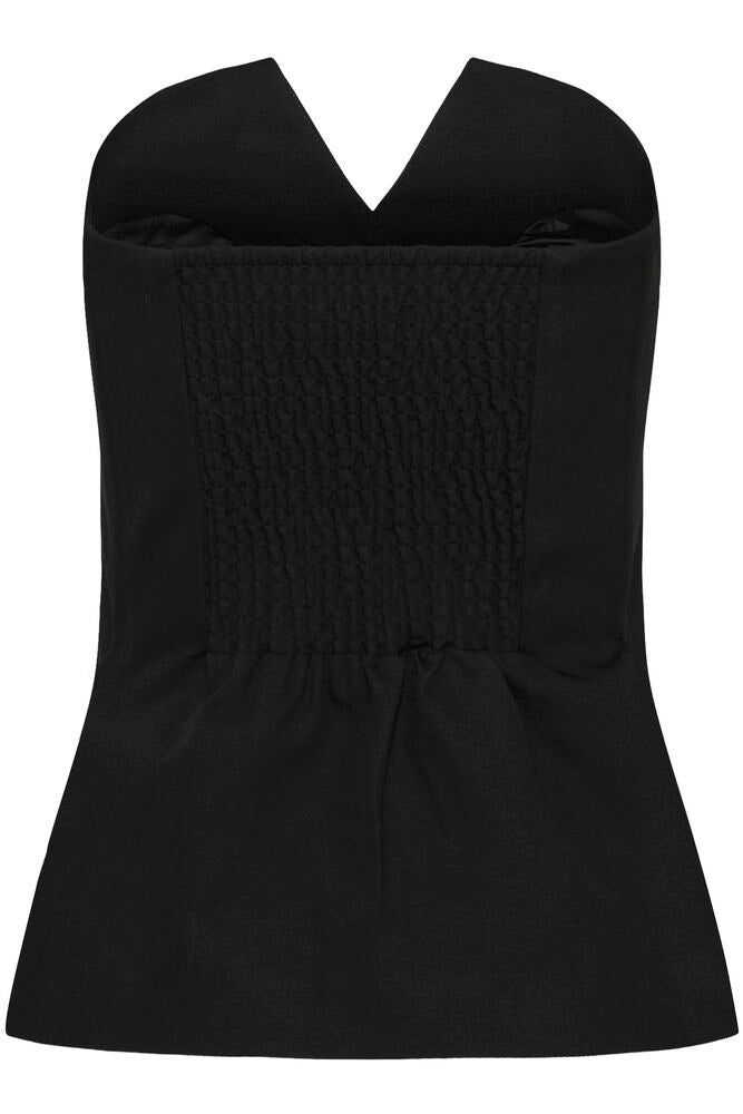 My Essential Wardrobe MWEvelina Shaped Top Black
