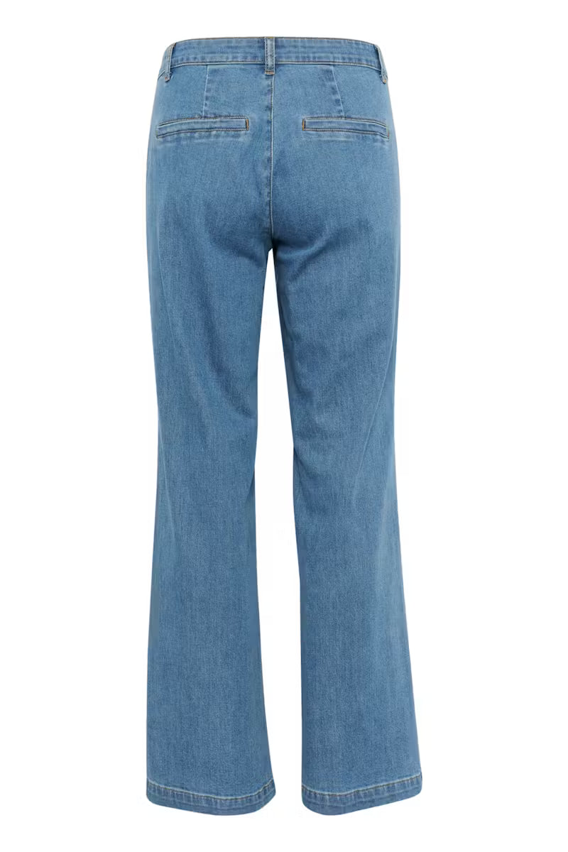 My Essential Wardrobe Jeans Wide 30nThe Lara 115 Medium Blue Wash