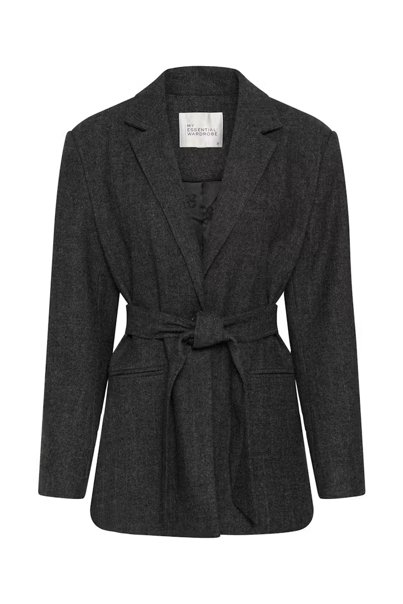 My Essential Wardrobe MWLayla Blazer Dark Grey Mel.