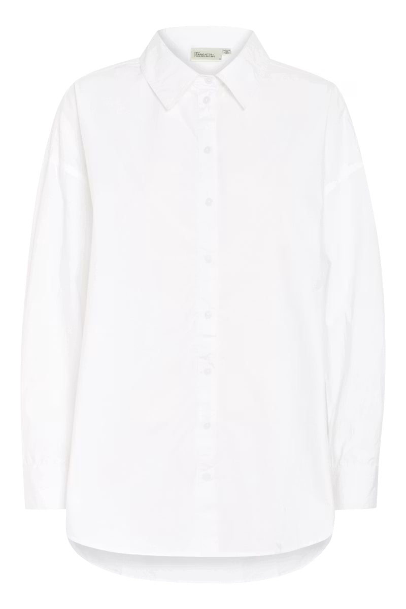My Essential Wardrobe 03 The Boxy Shirt 110601 Bright White