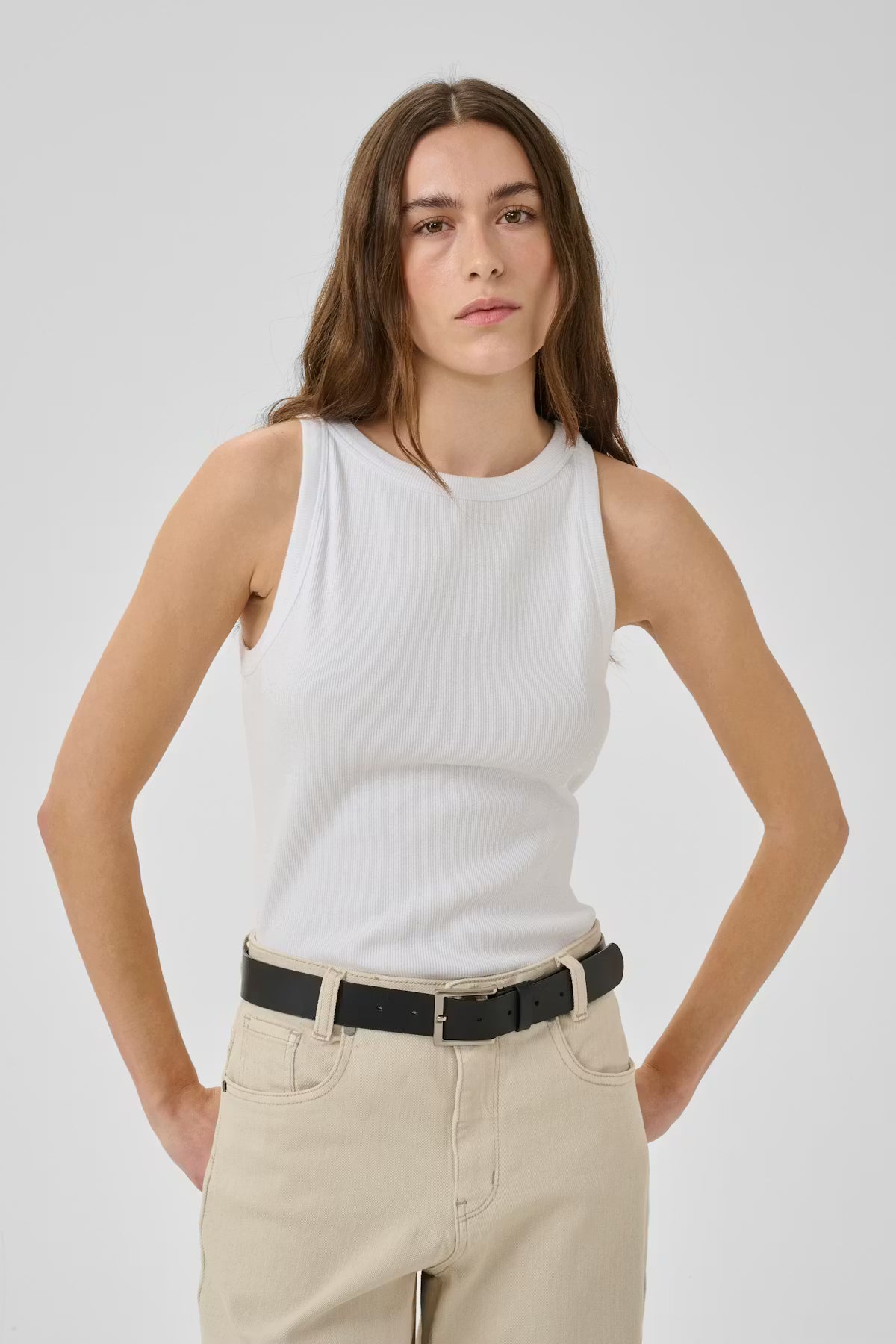 My Essential Wardrobe MWMandy Top 2.0 Bright White