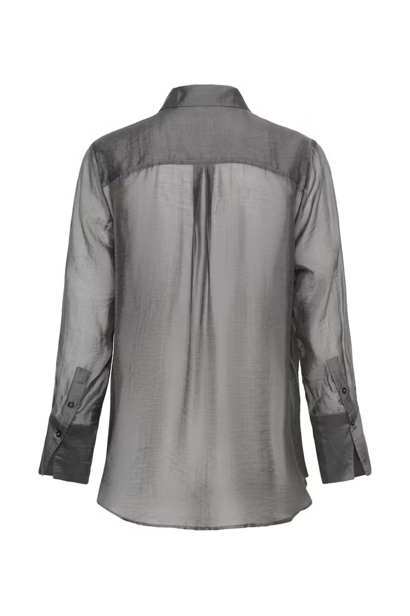My Essential Wardrobe MWSmilla Shirt Dark Shadow/Grey