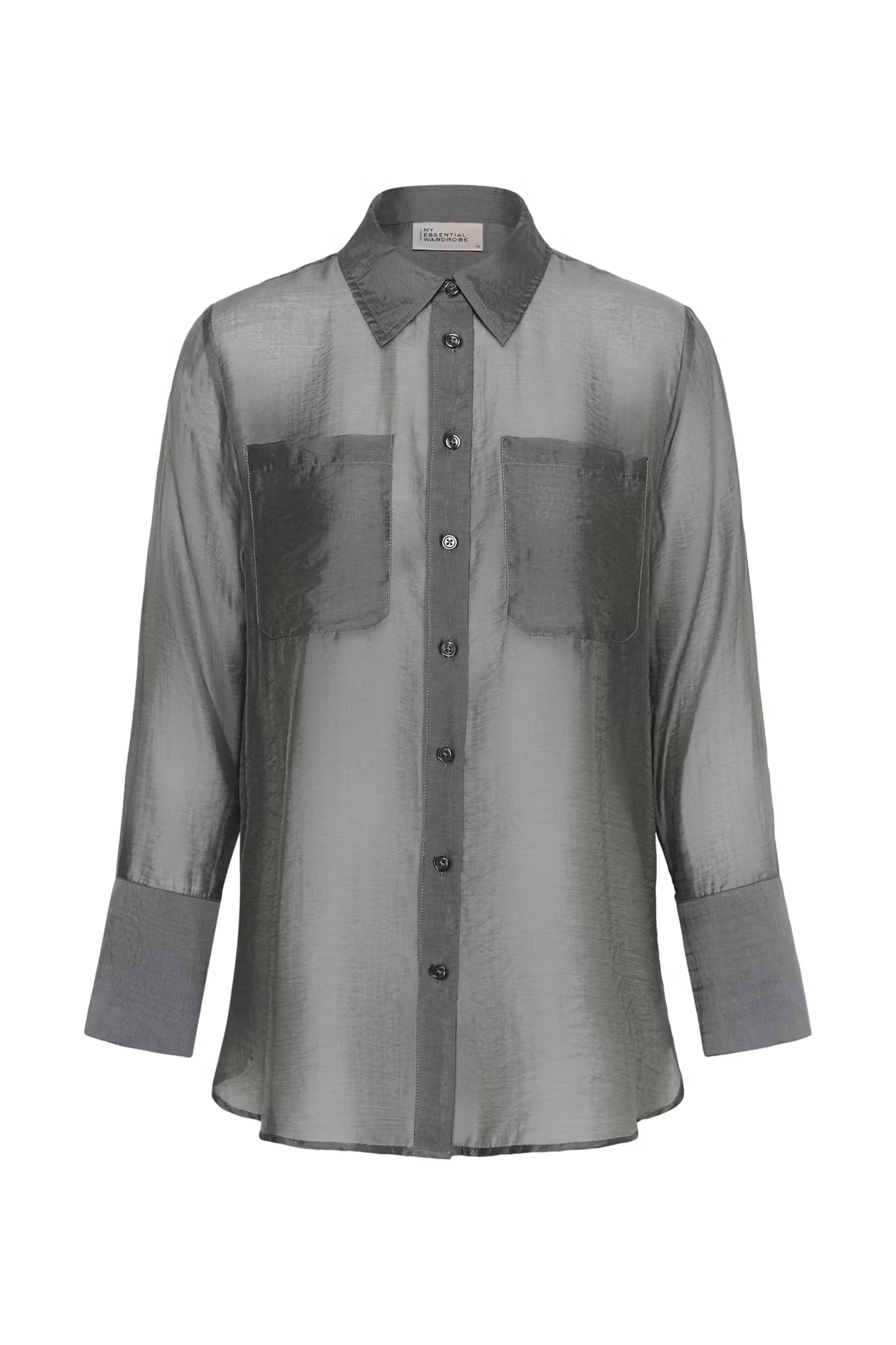 My Essential Wardrobe MWSmilla Shirt Dark Shadow/Grey