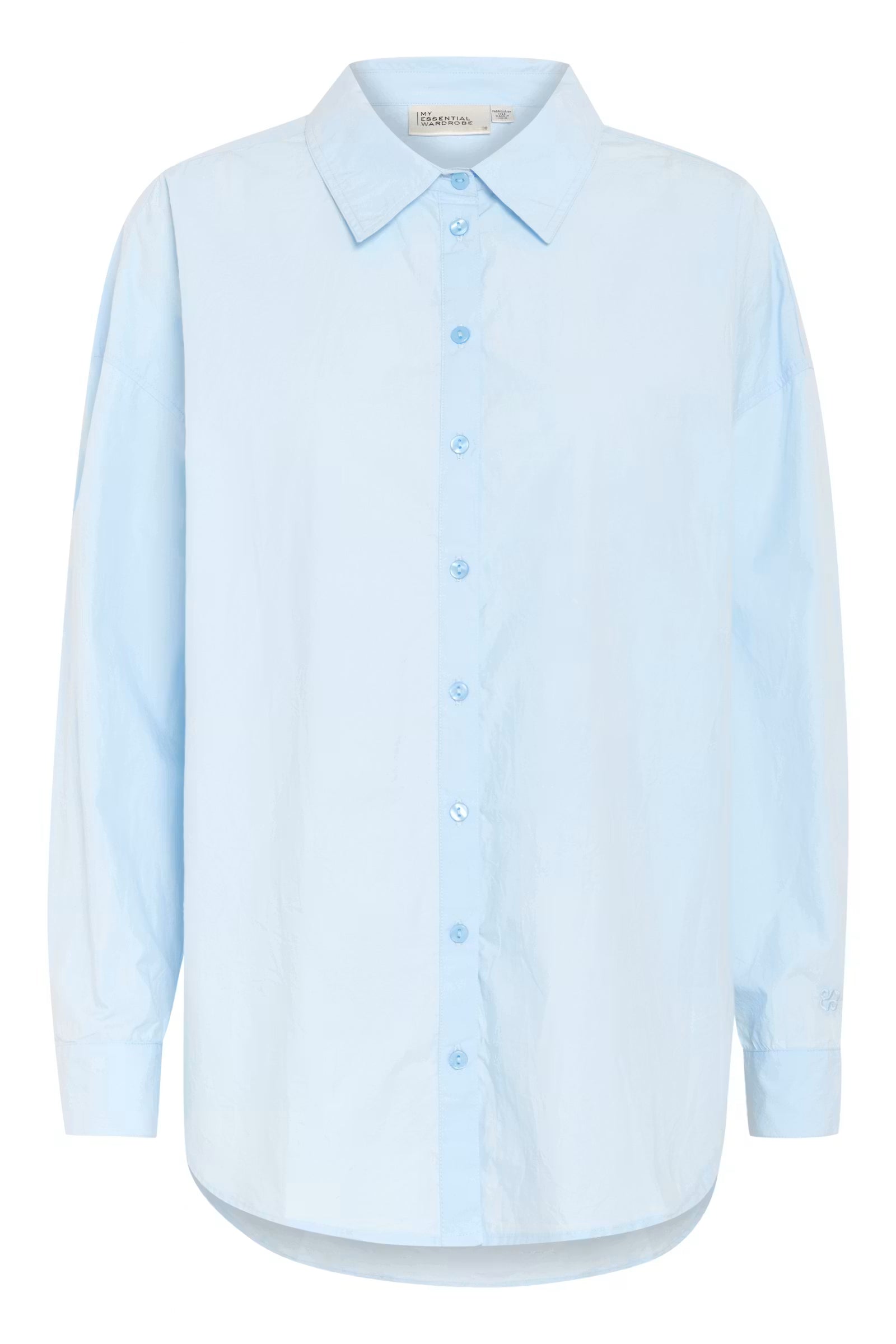 My Essential Wardrobe 03 The Boxy Shirt 144115 Cashmere Blue