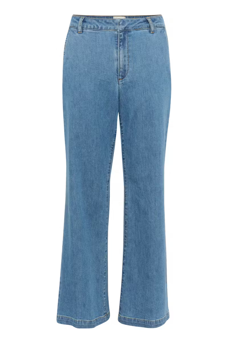 My Essential Wardrobe Jeans Wide 30nThe Lara 115 Medium Blue Wash